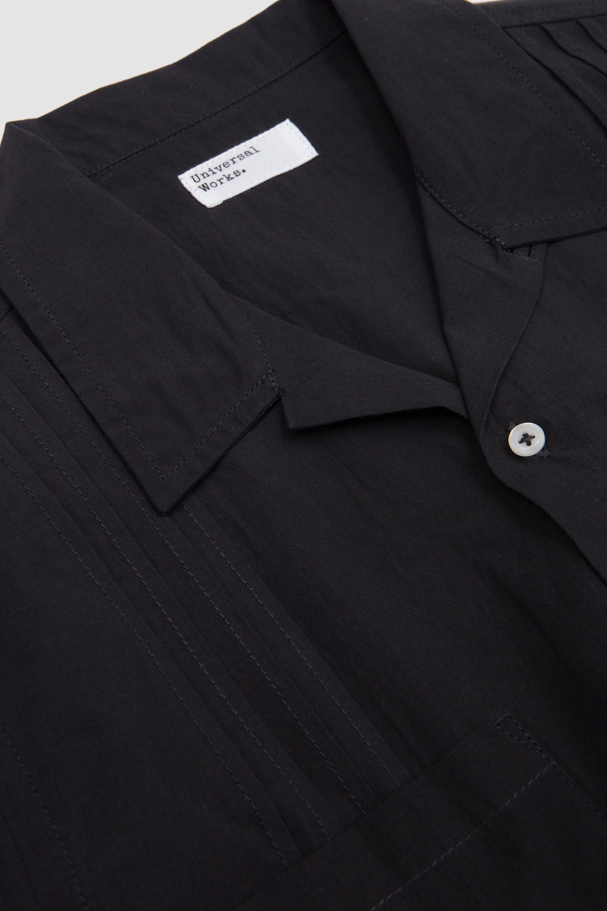 SS Dwight Overshirt Tech Cotton Black_2