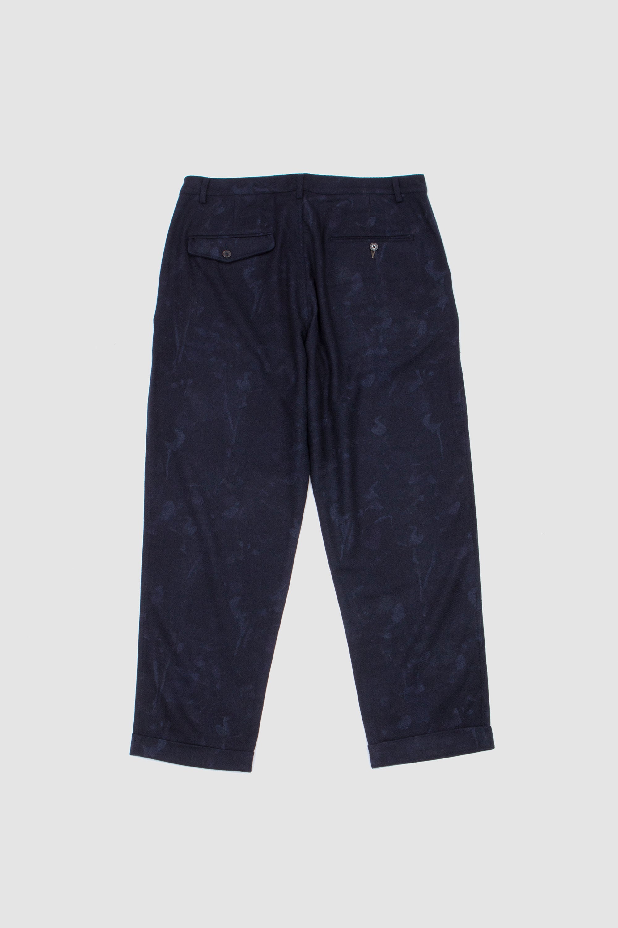 Super Chino Flower Print Flannel Navy_4