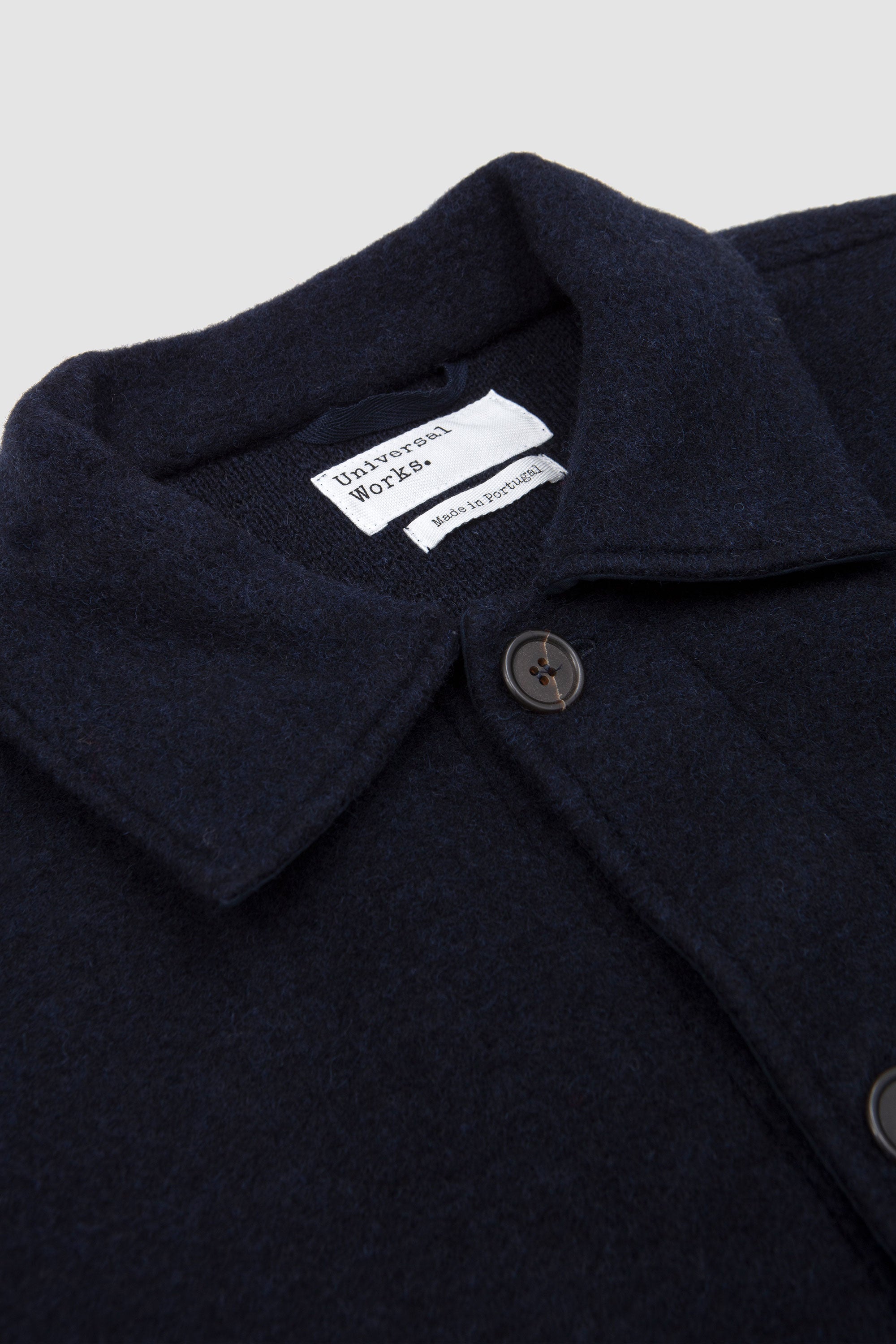 Tag Jacket Techno Melton Plain Navy_2