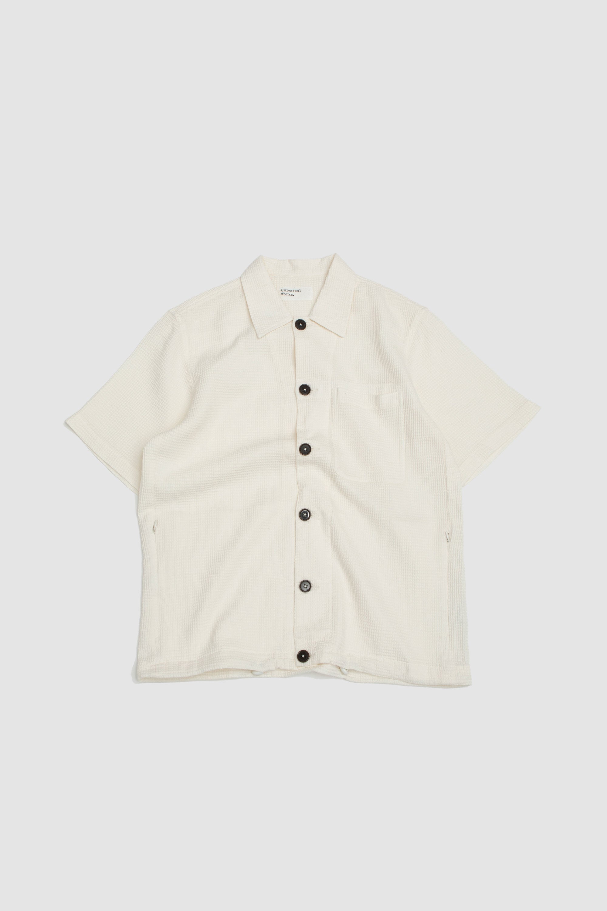 Tech Overshirt Nippon Waffle Ecru_1