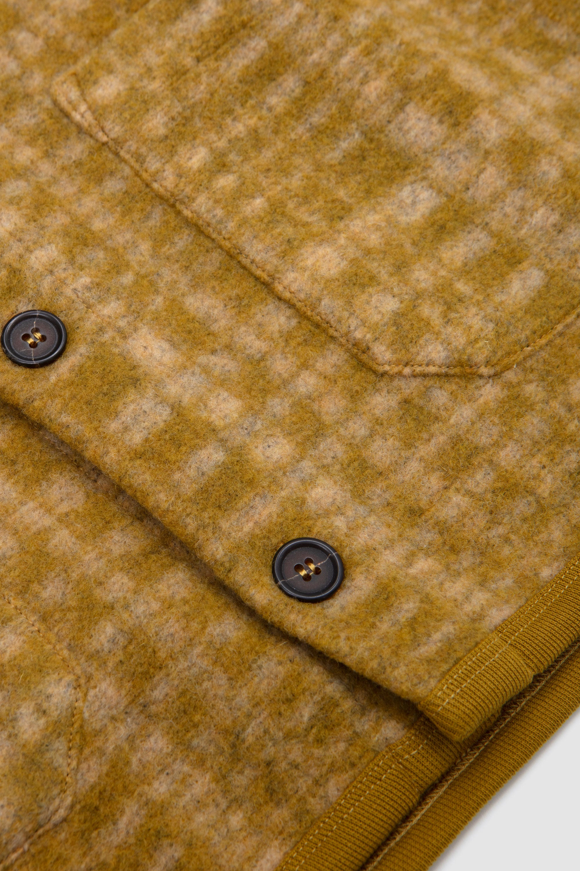 Telepass Fleece Cardigan Yellow