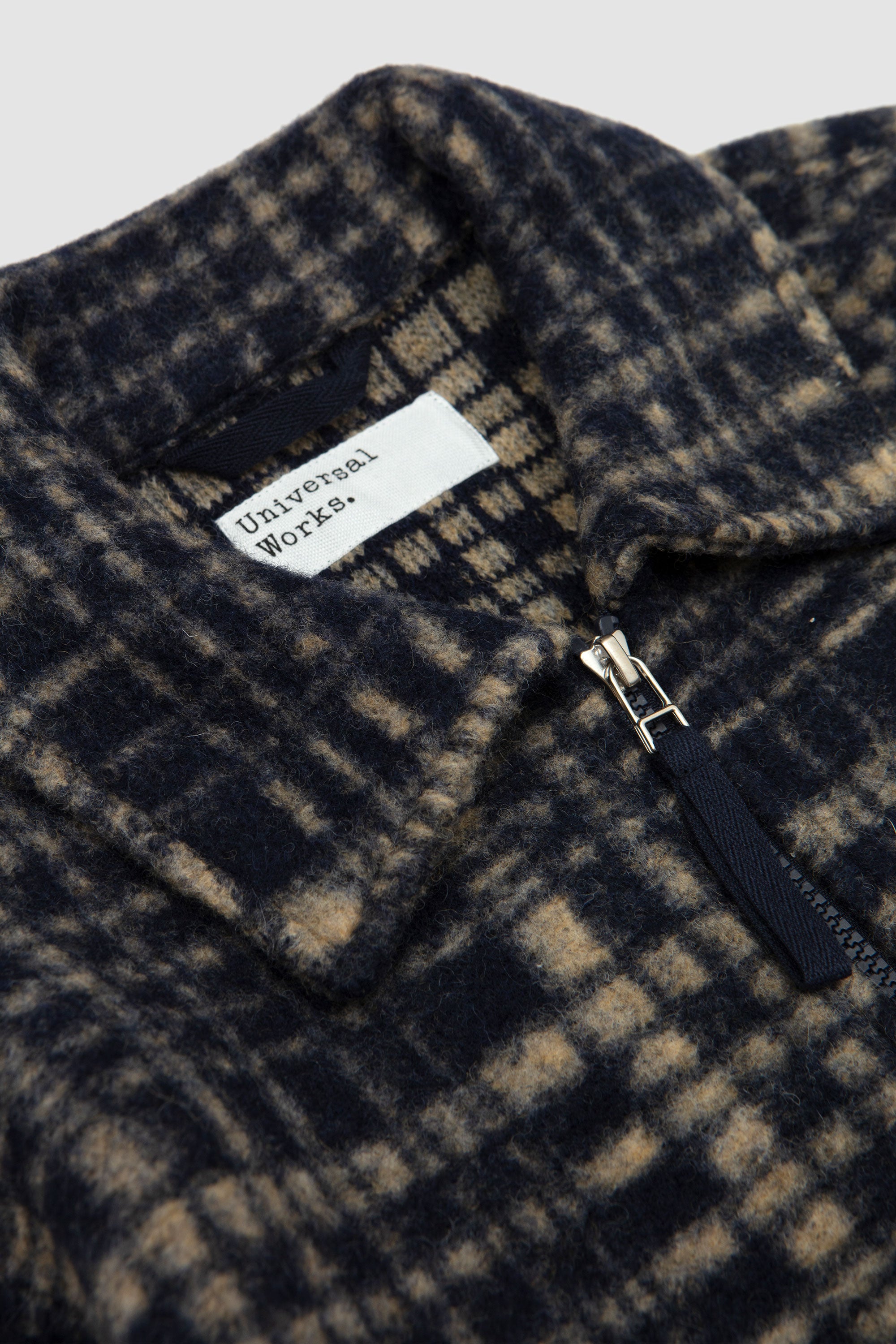 Telepass Fleece Zip Uniform Jacket Navy