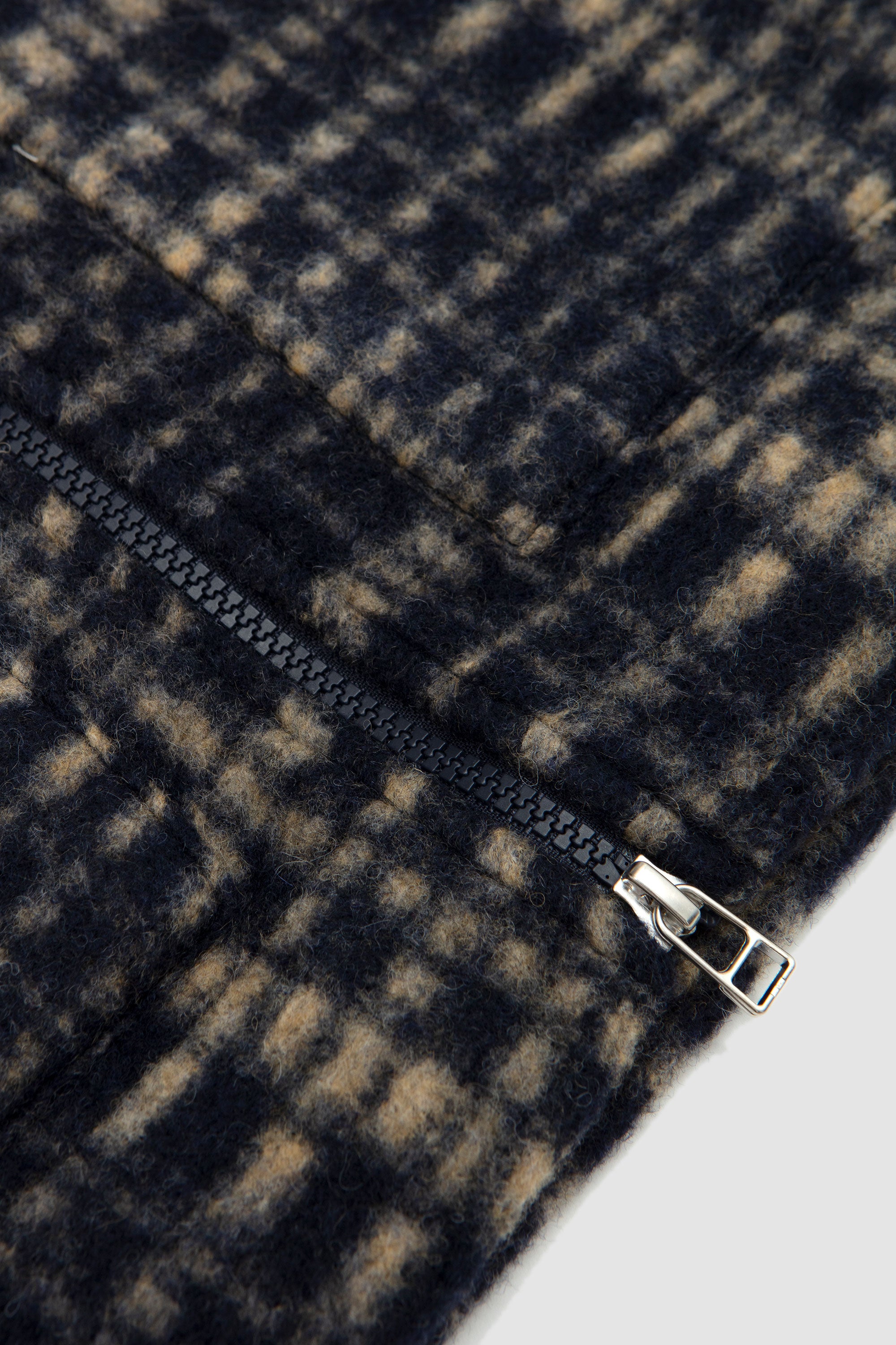 Telepass Fleece Zip Uniform Jacket Navy