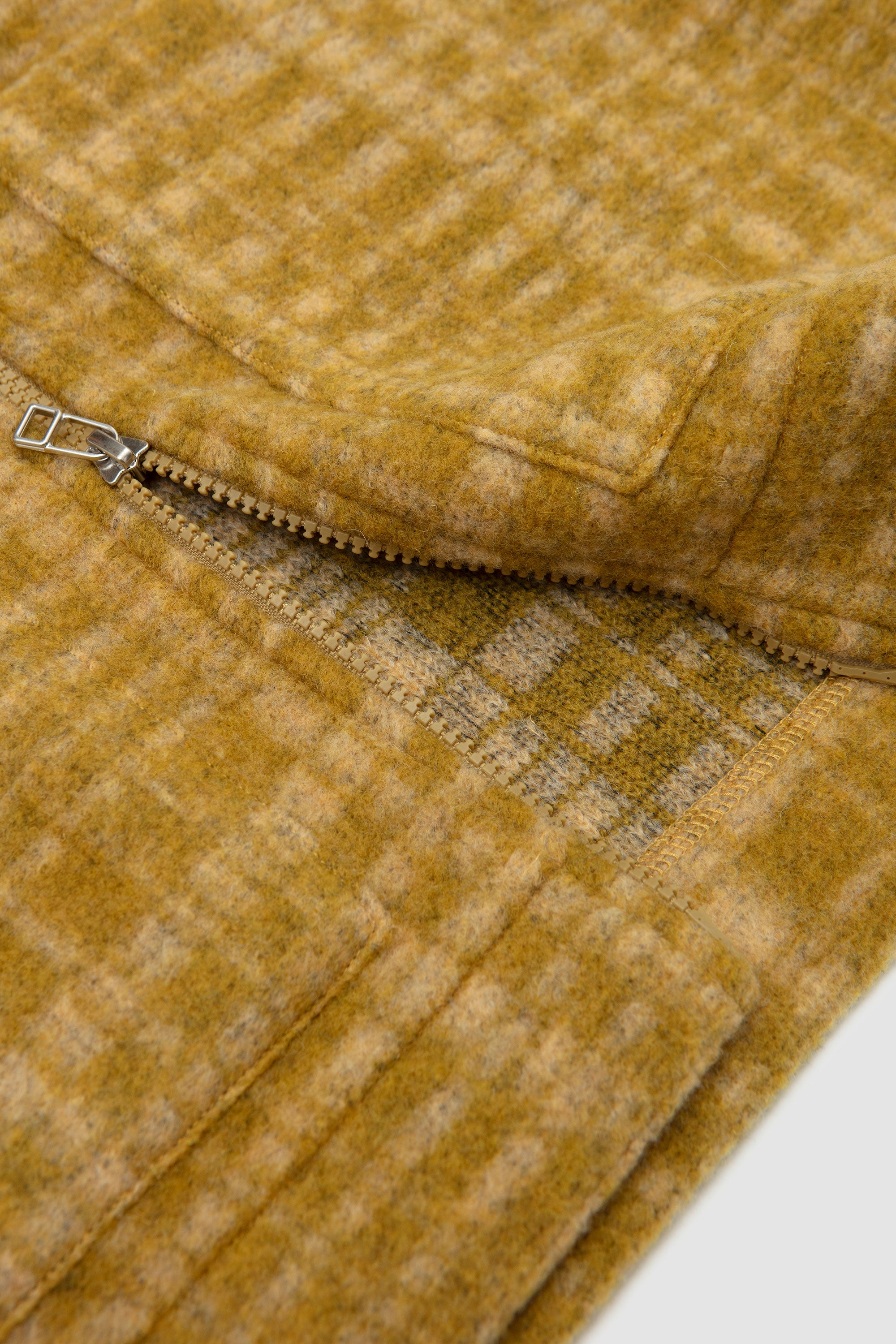 Telepass Fleece Zip Uniform Jacket Yellow