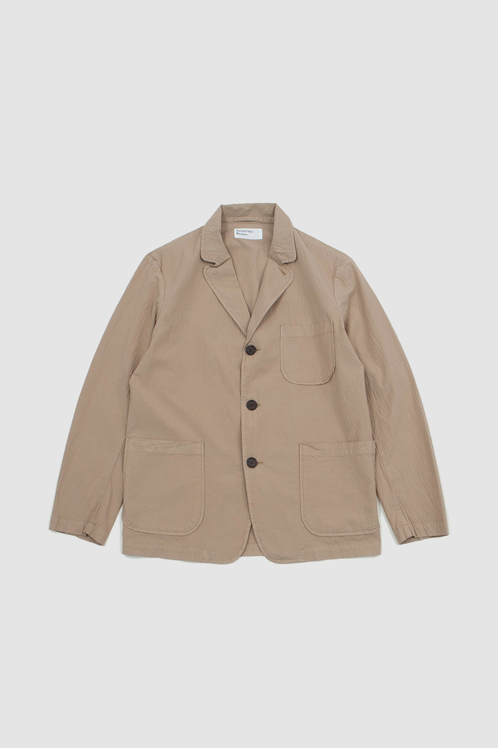 SPORTIVO STORE_Three Button Jacket Summer Oak Seersucker II_2