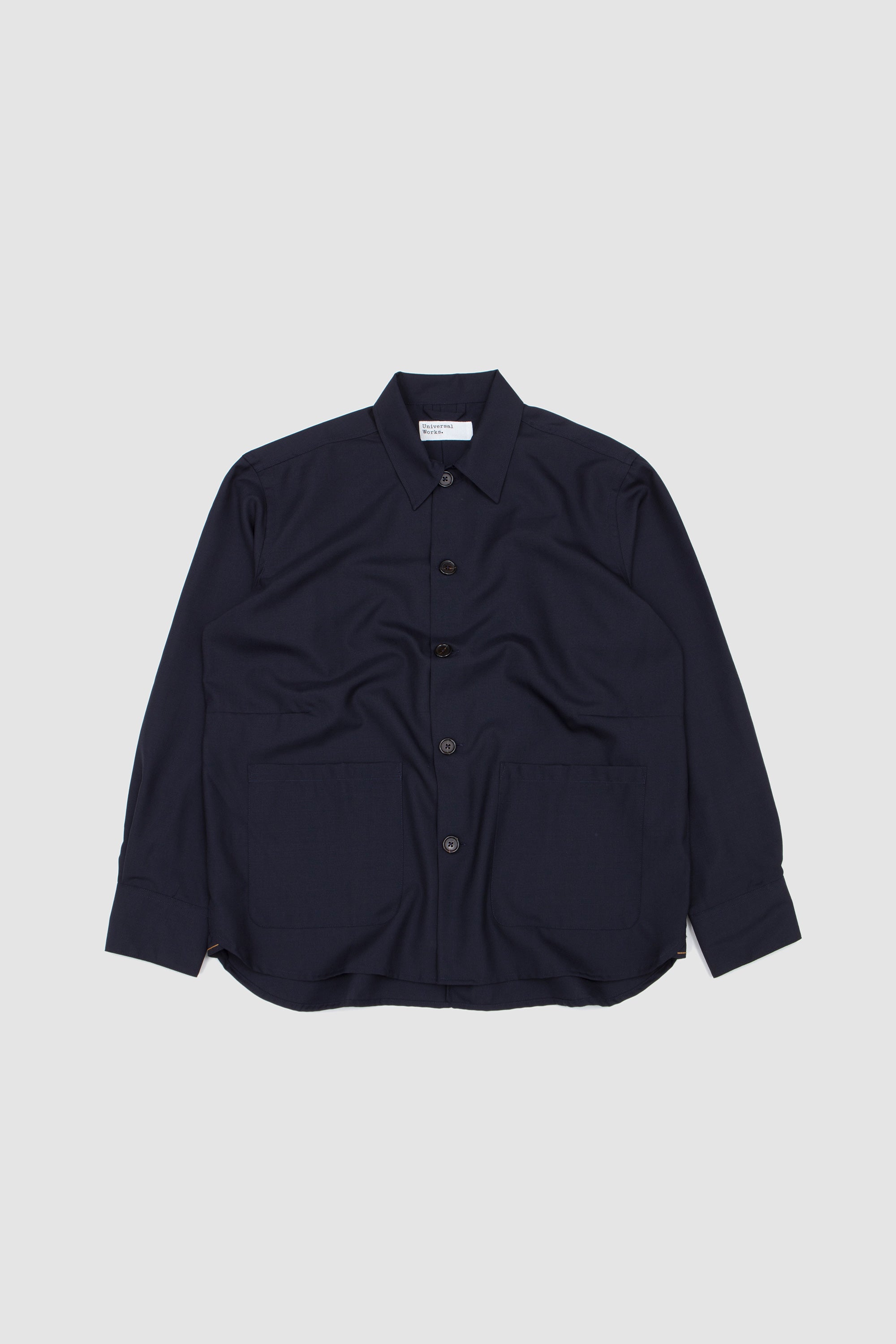 Travail Overshirt Tropical Suiting Navy_1