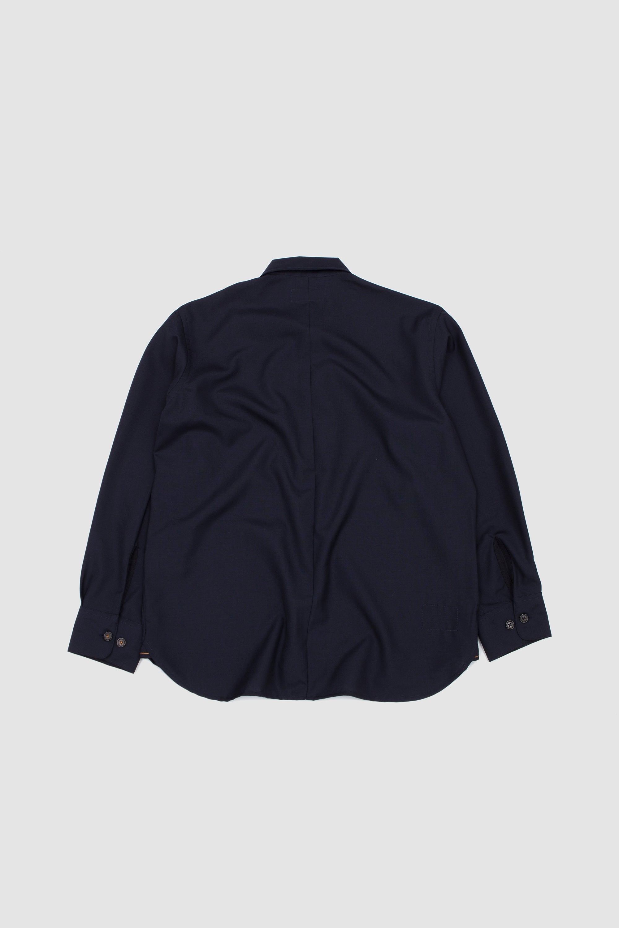 Travail Overshirt Tropical Suiting Navy_4