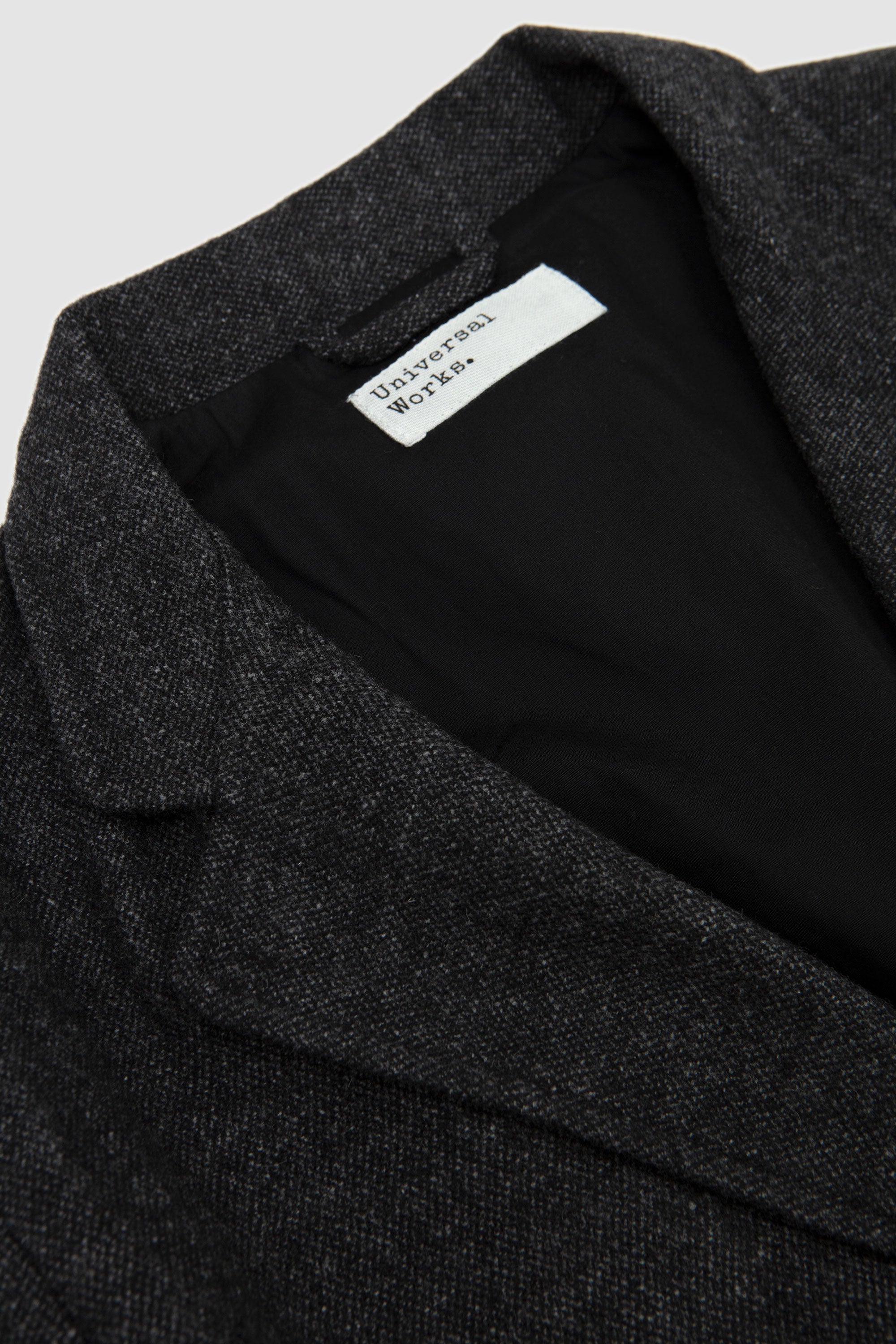 Two Button Jacket Anders Wool Upcycled Grey