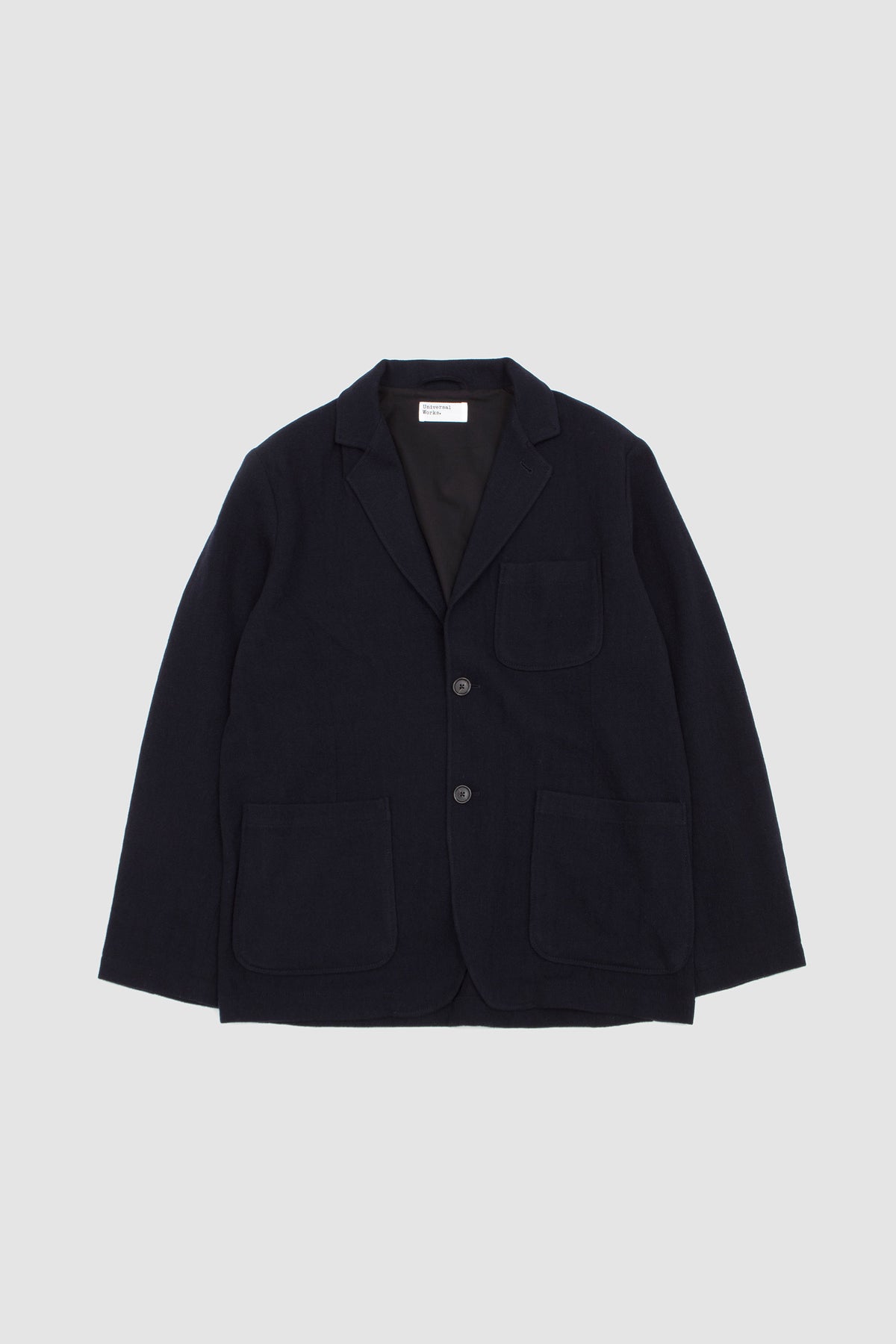 Two Button Jacket Robin Wool Mix Dark Navy
