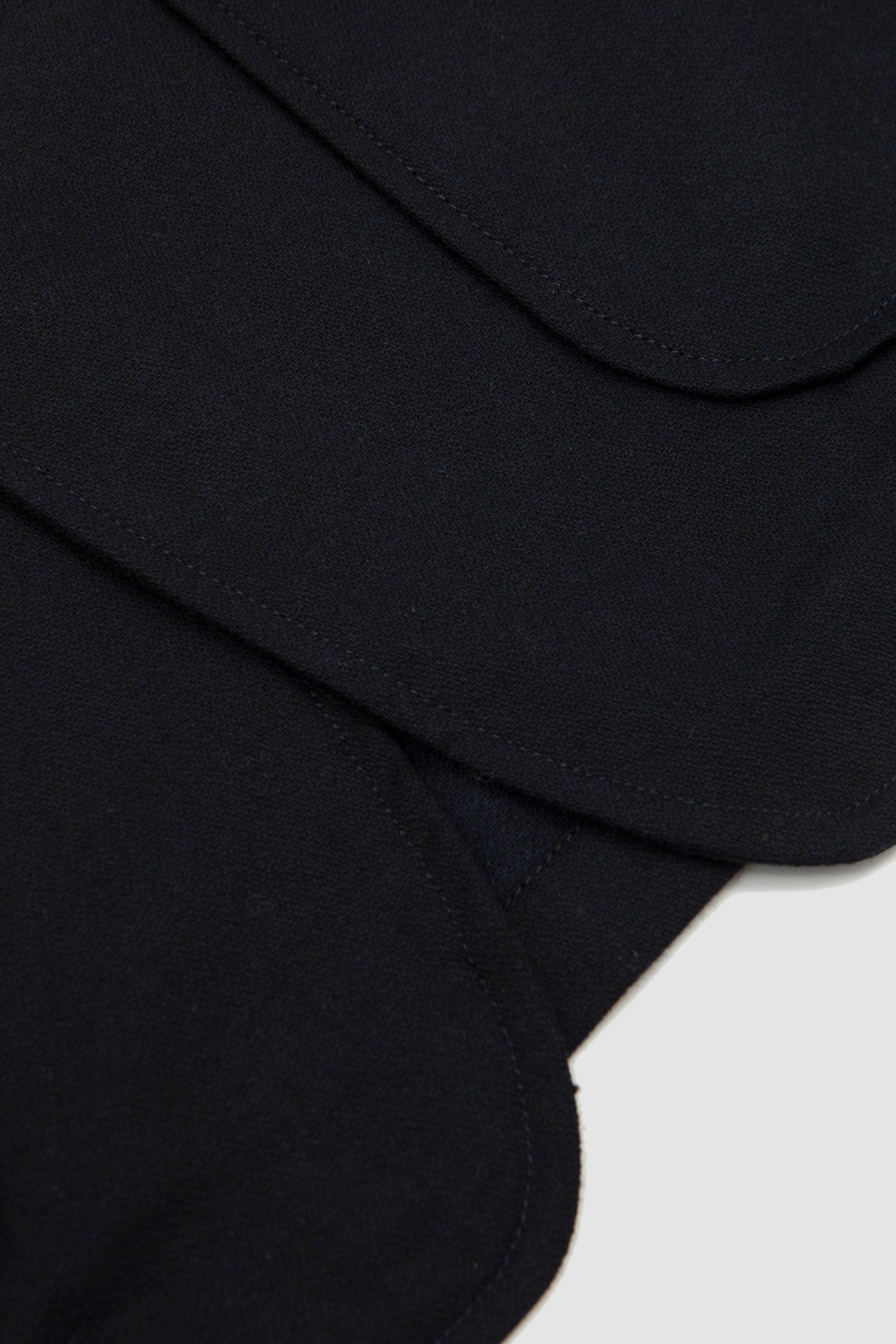 Two Button Jacket Upcycled It Tweed Dark Navy