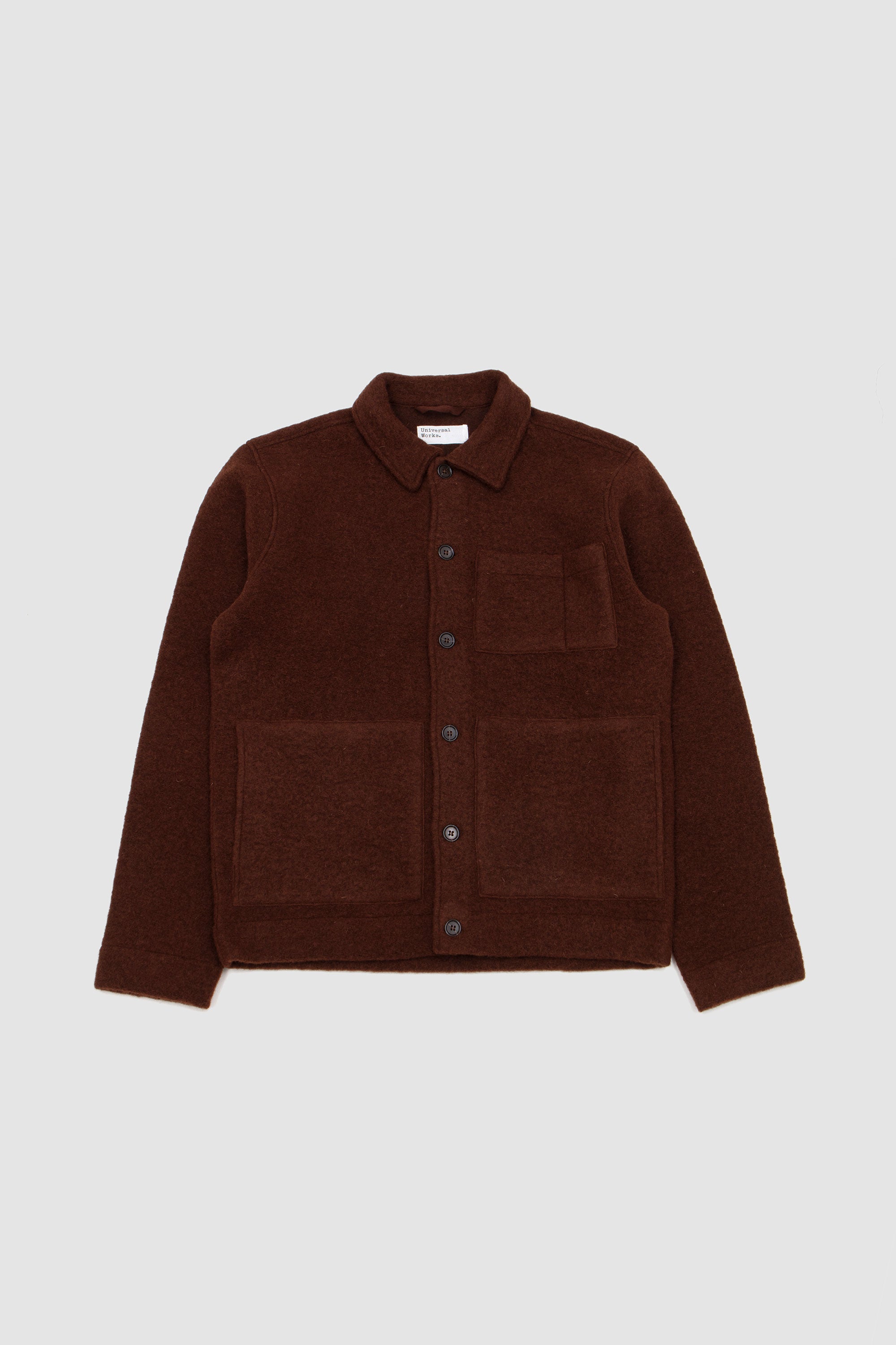 Uniform Jacket Wool Fleece Cacao