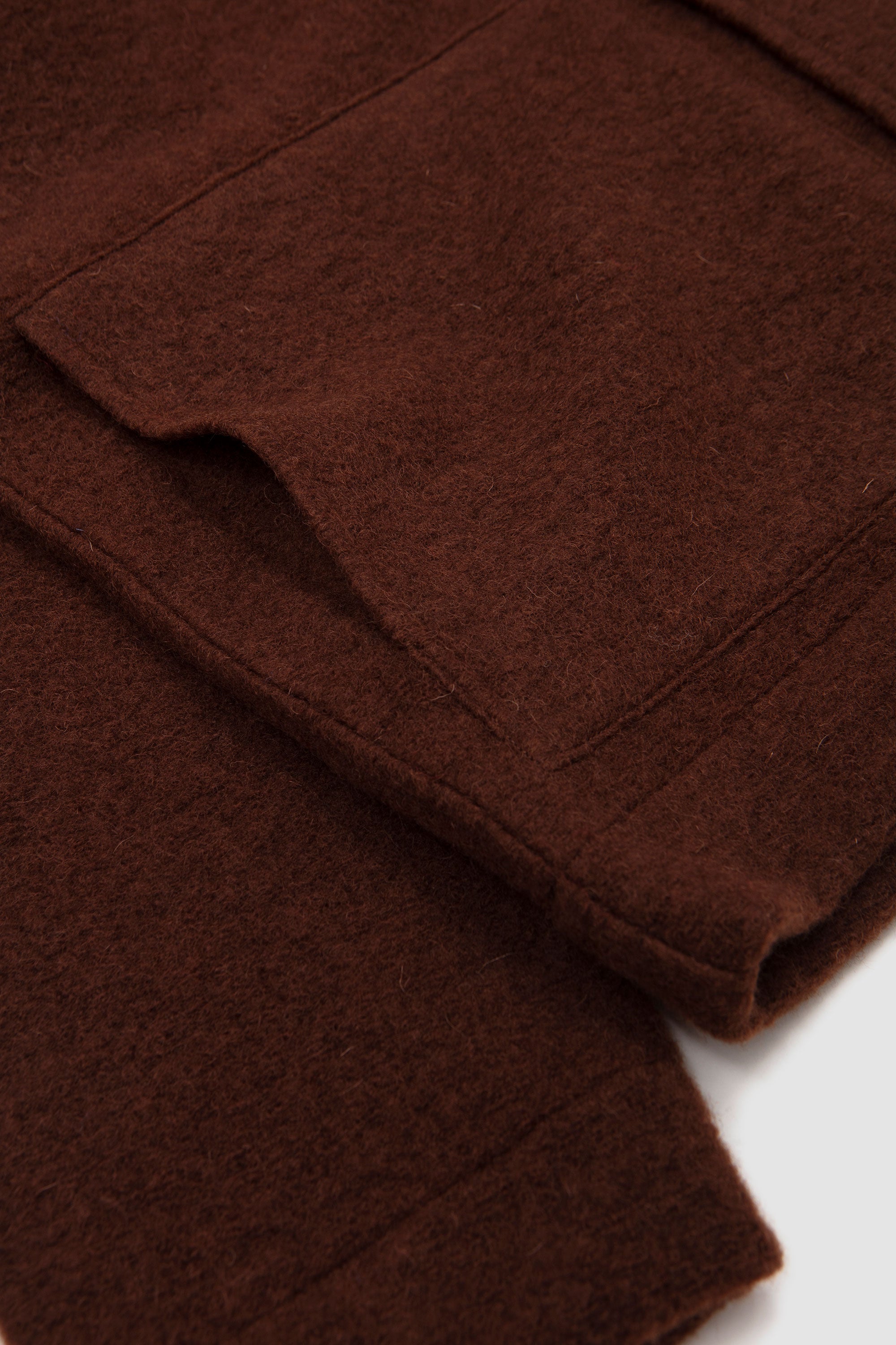 Uniform Jacket Wool Fleece Cacao_3