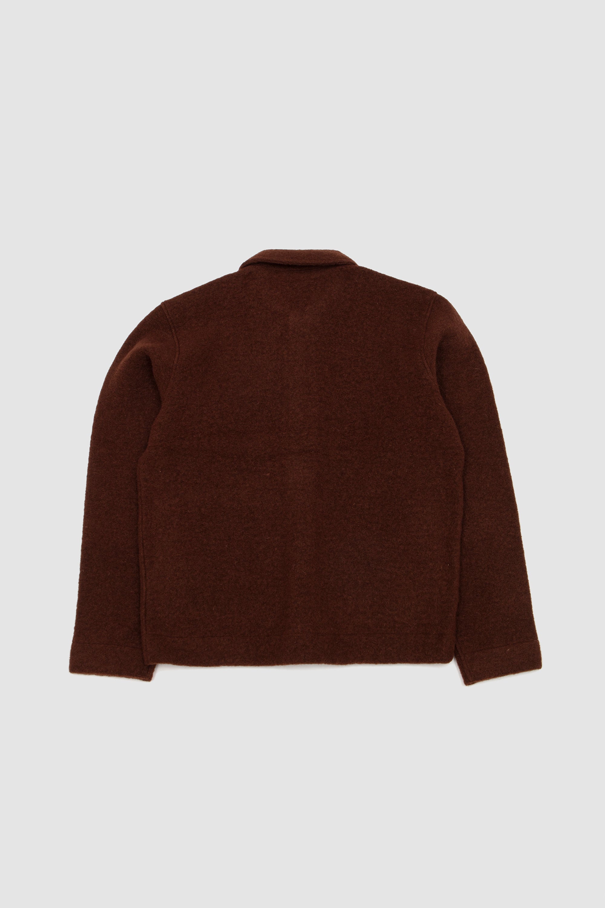 Uniform Jacket Wool Fleece Cacao_4