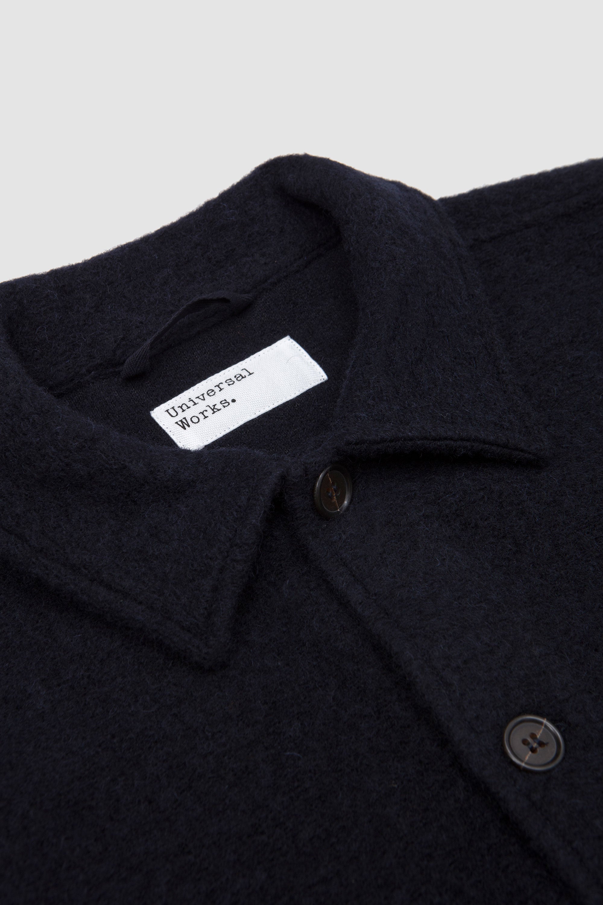 Uniform Jacket Wool Fleece Navy_2