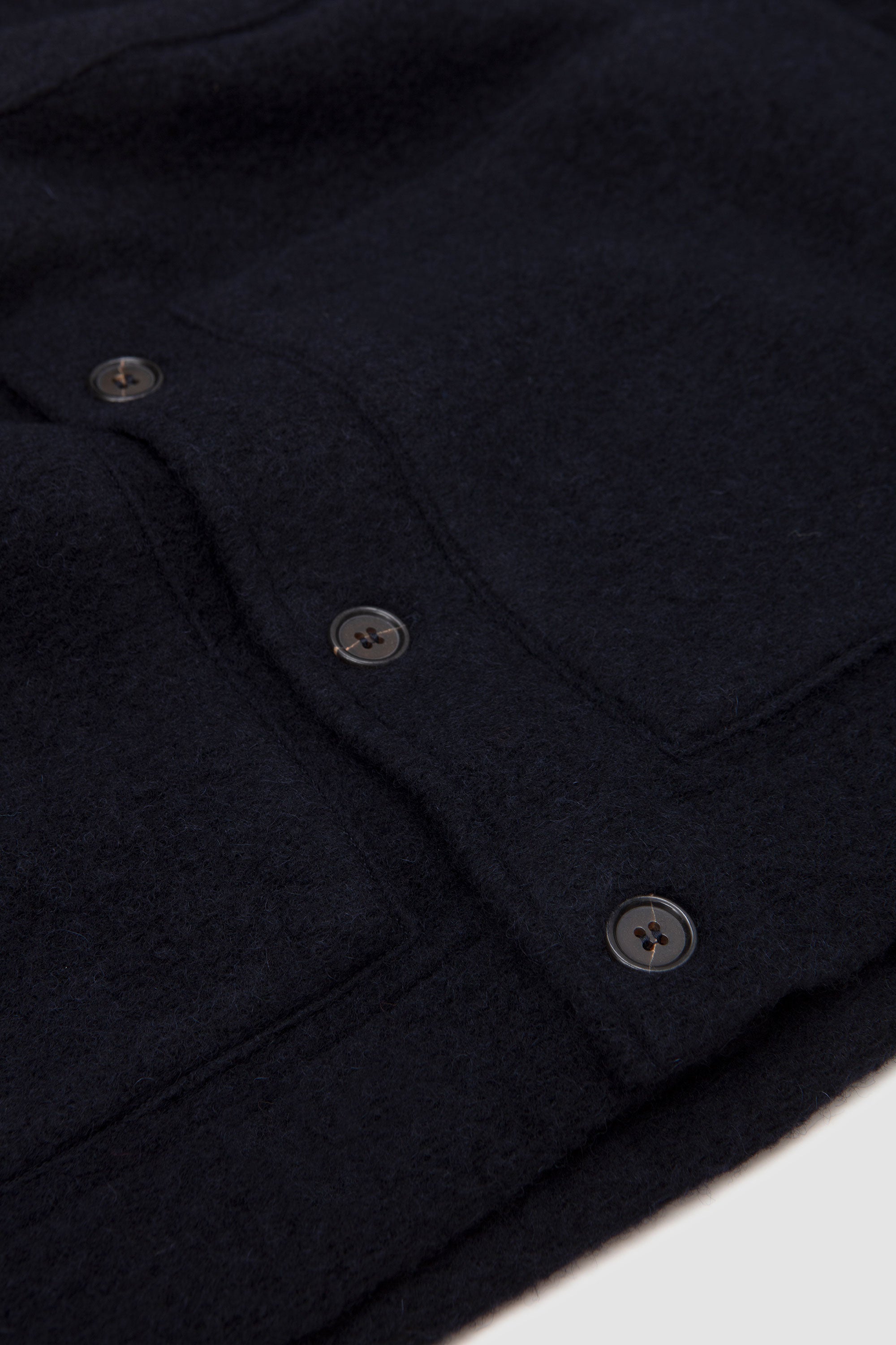 Uniform Jacket Wool Fleece Navy_3
