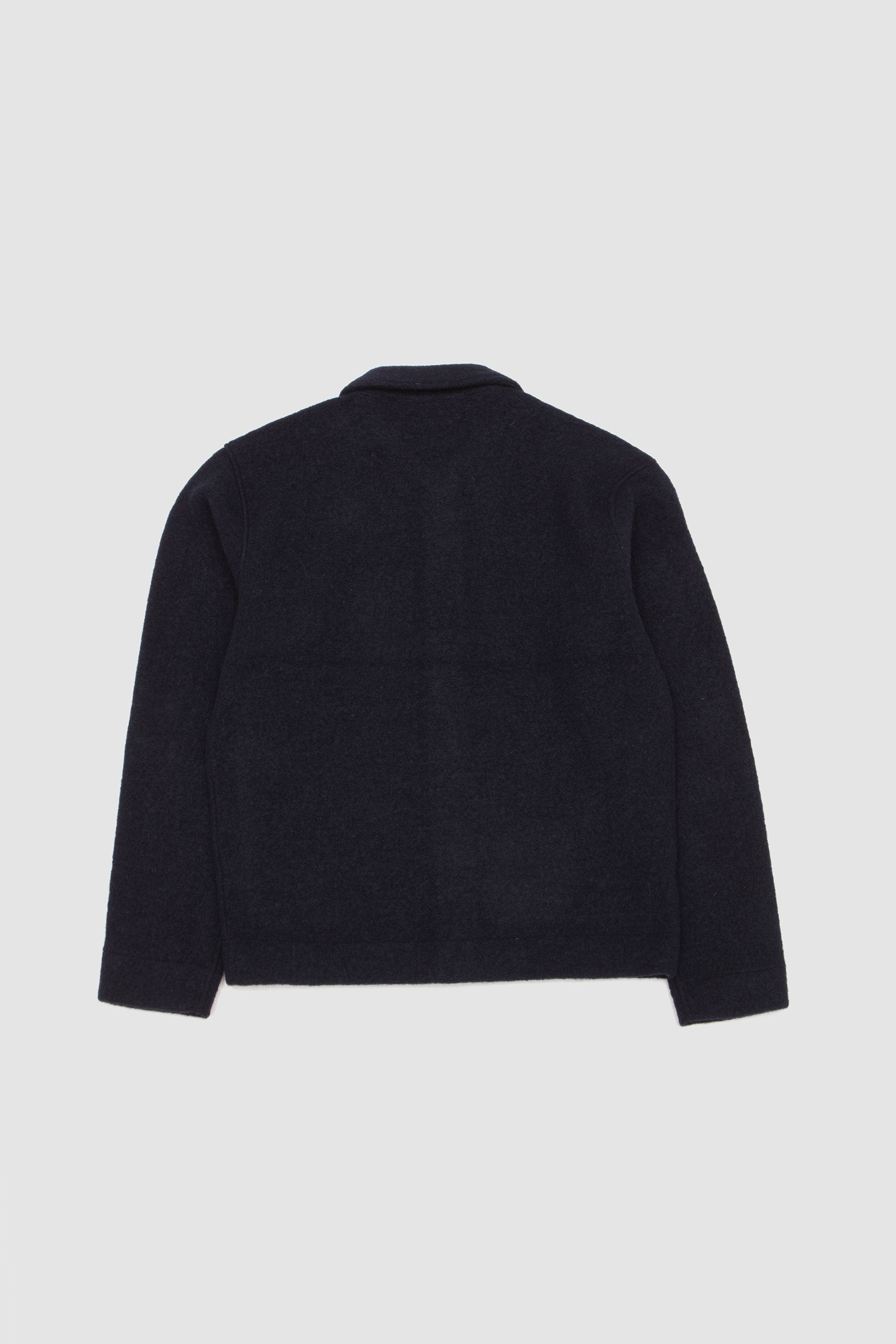 Uniform Jacket Wool Fleece Navy_4
