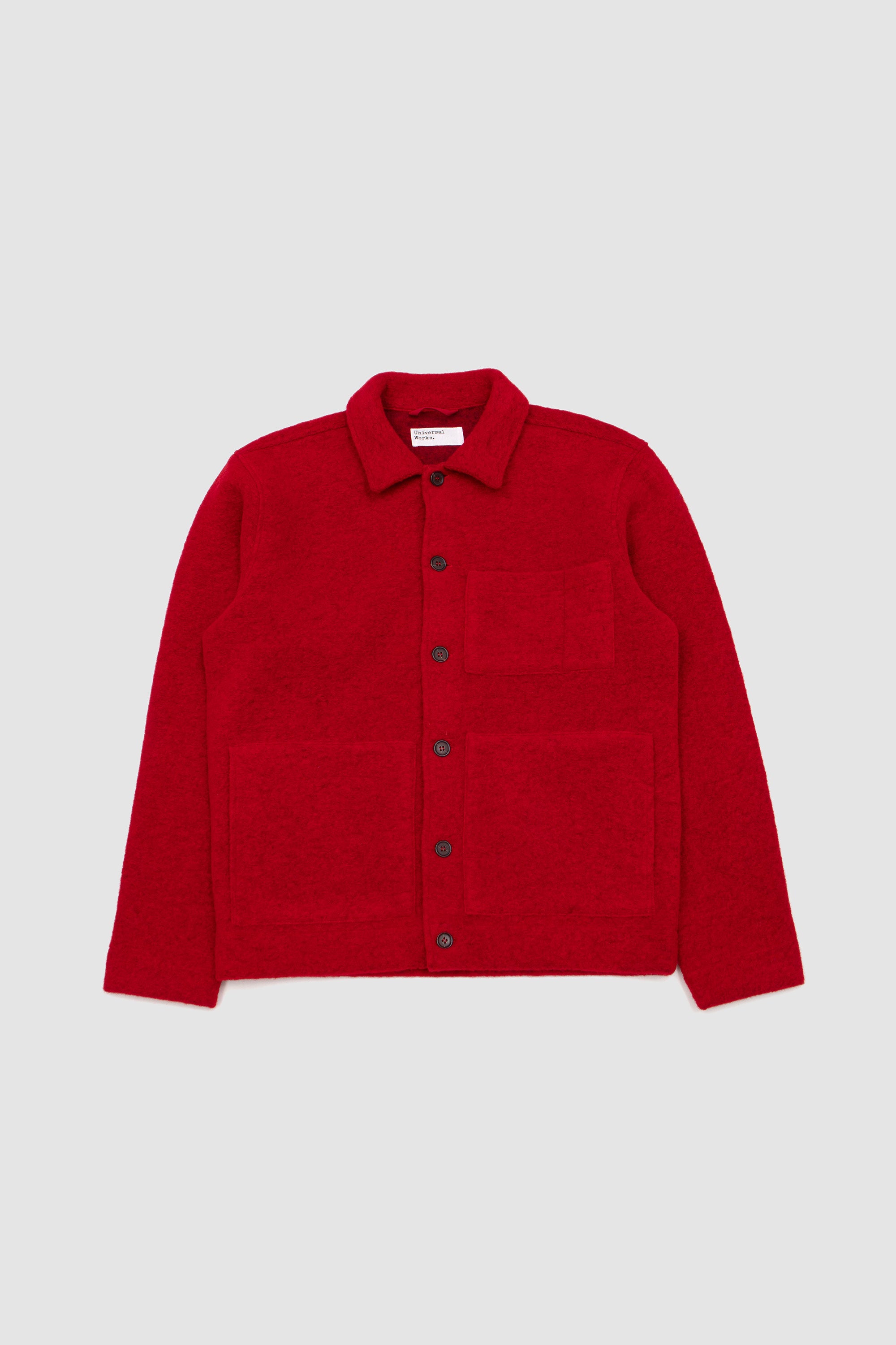 Uniform Jacket Wool Fleece Scarlet