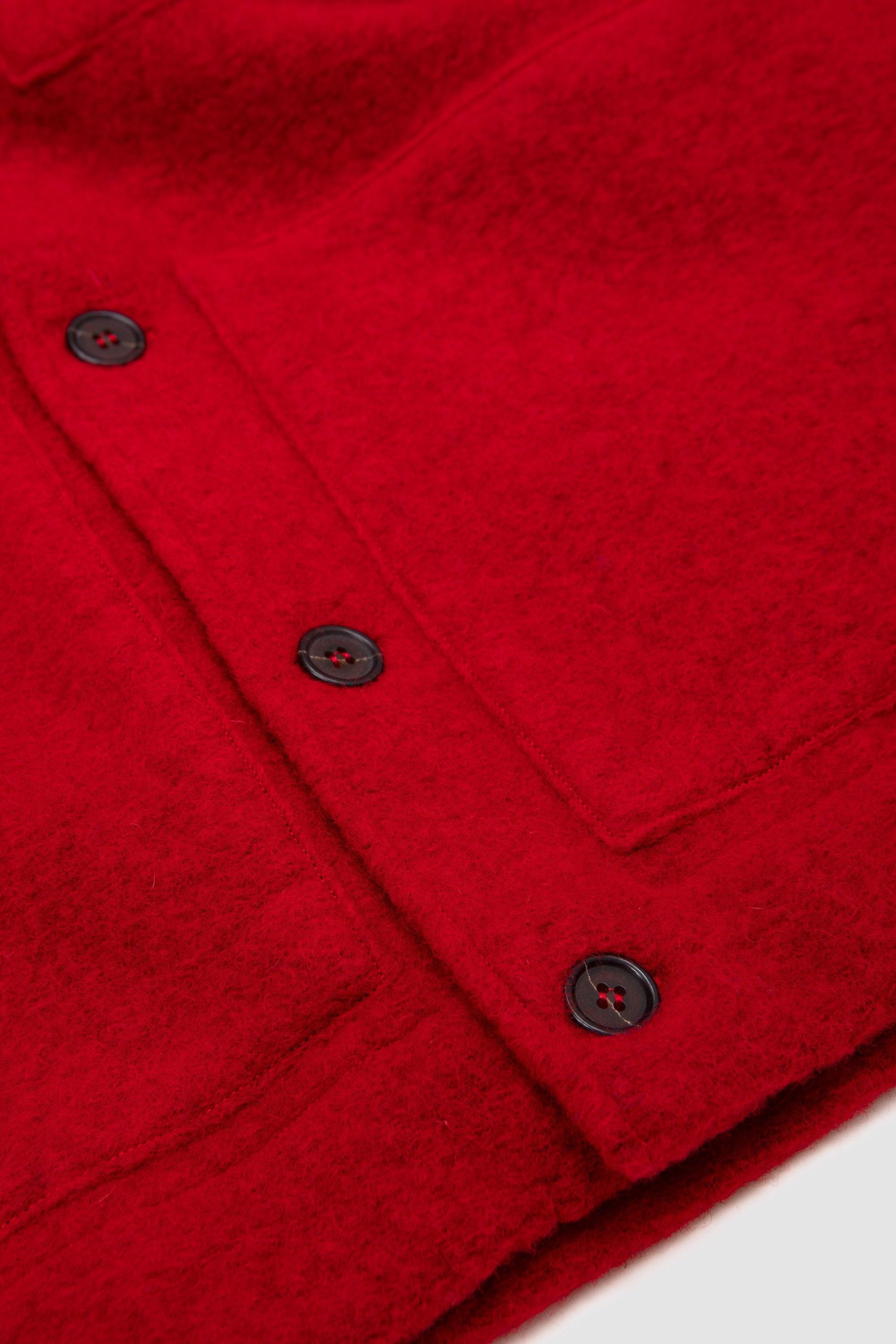 Uniform Jacket Wool Fleece Scarlet_3