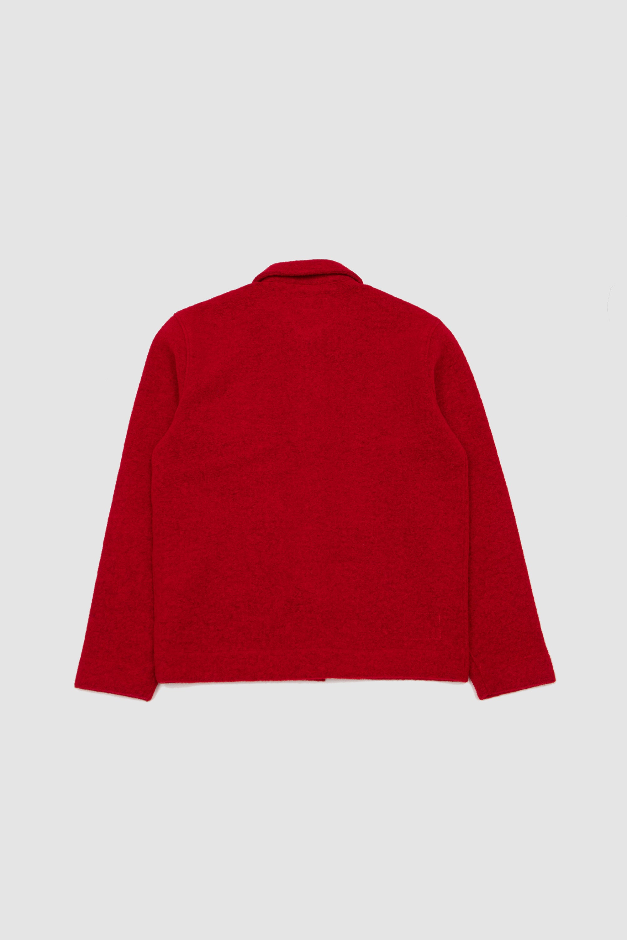 Uniform Jacket Wool Fleece Scarlet_4