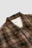 SPORTIVO STORE_Utility Shirt Nippon Wool Check Brown_3