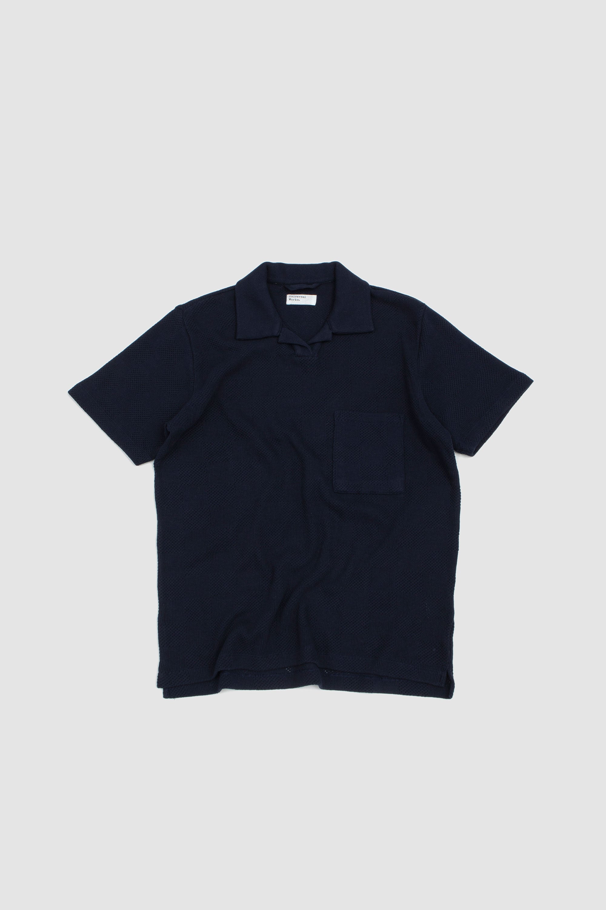 Vacation Polo Fantasy Checkerboard Bright Navy