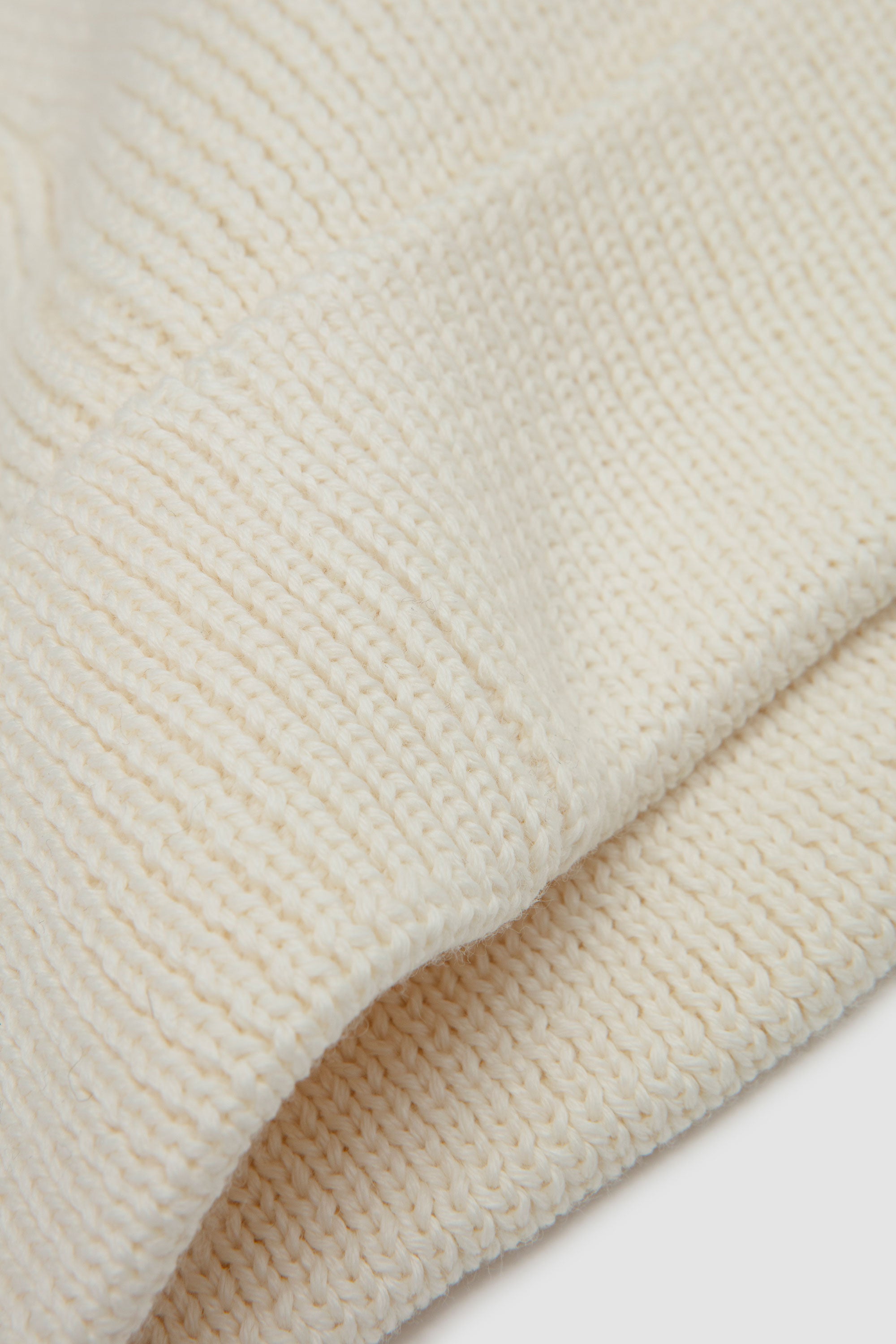 Watch Cap Merino Net Ecru