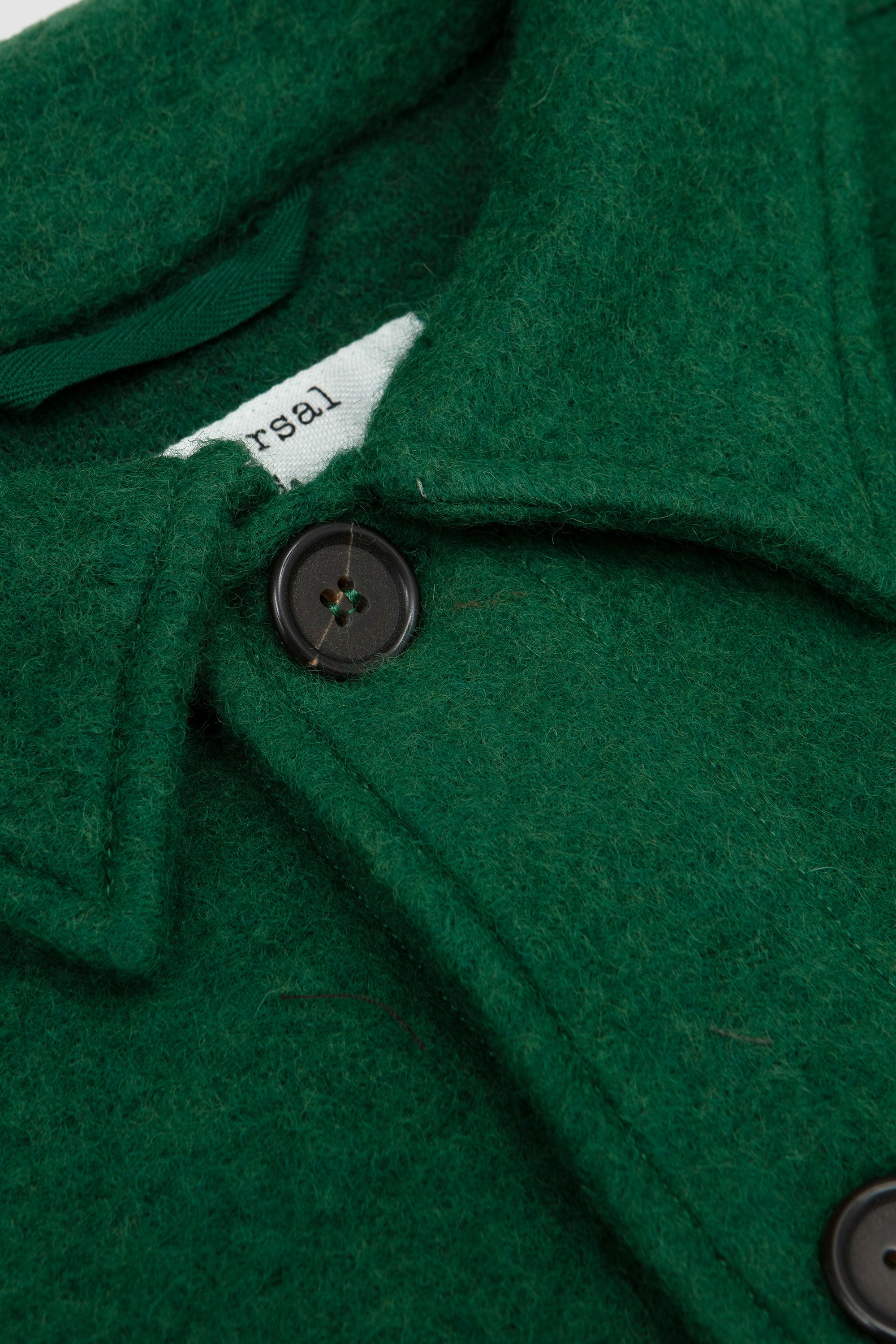 Wool Fleece Field Jacket Green