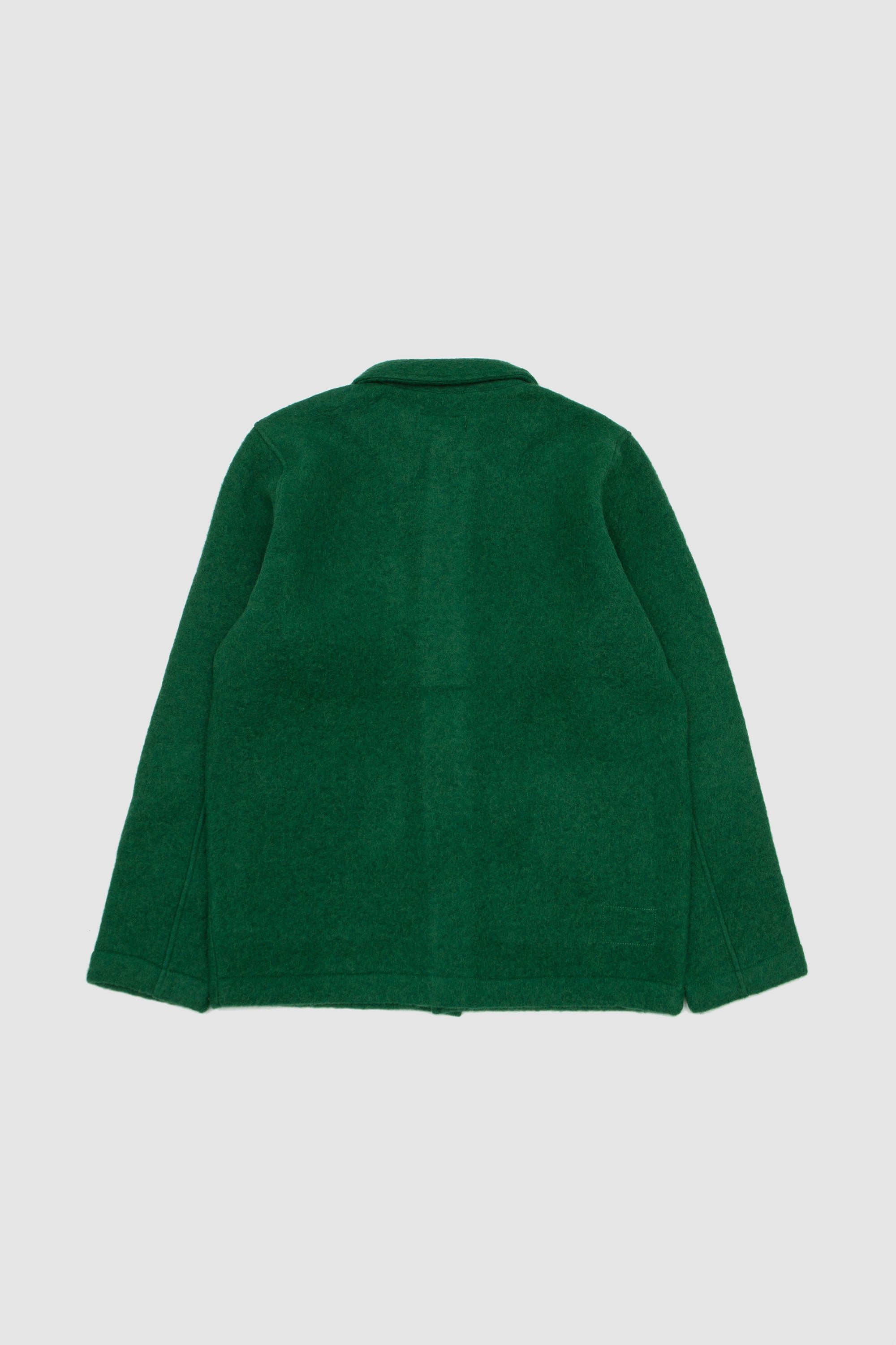 Wool Fleece Field Jacket Green_4