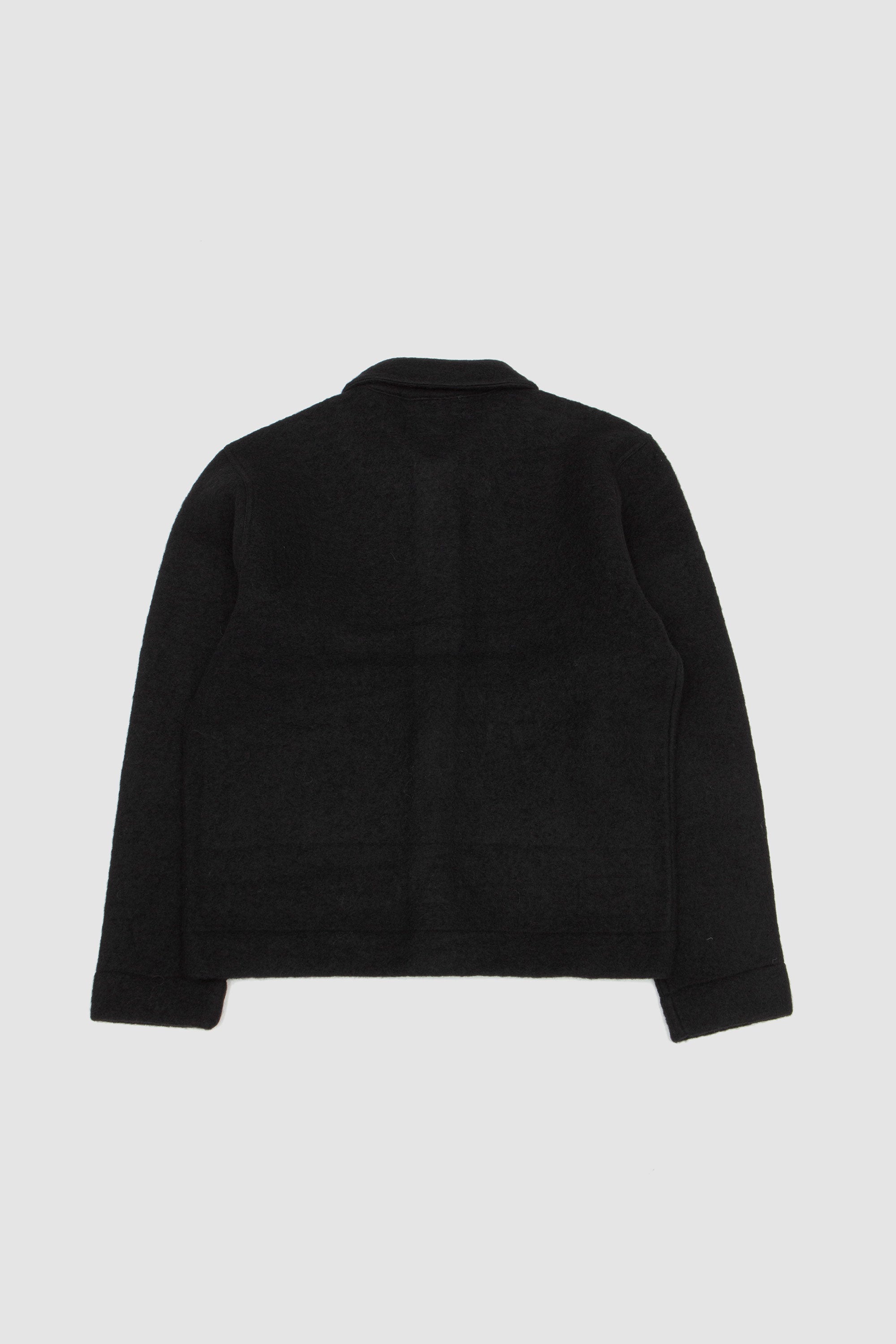 Wool Fleece Uniform Jacket Black_4