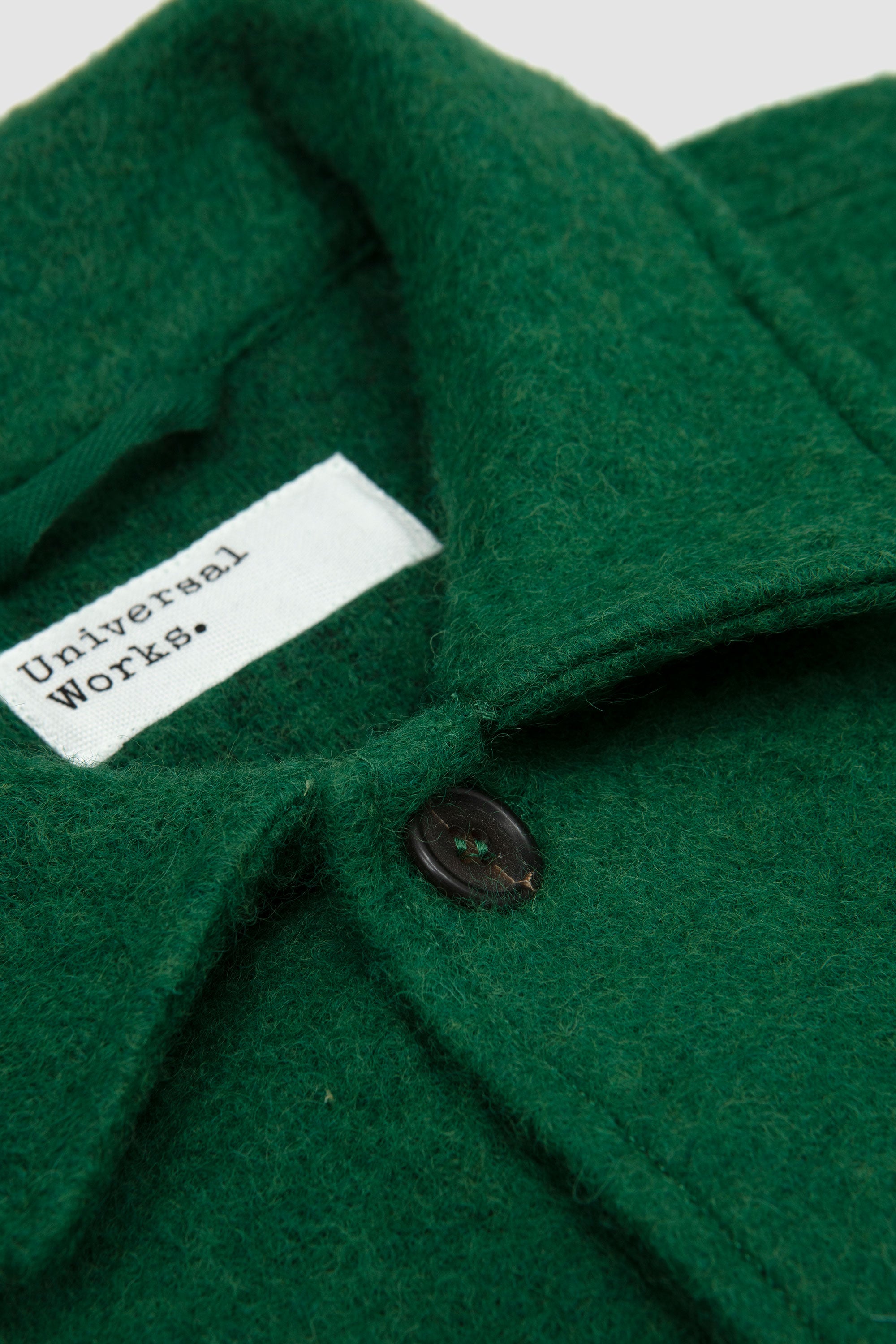 Wool Fleece Uniform Jacket Green