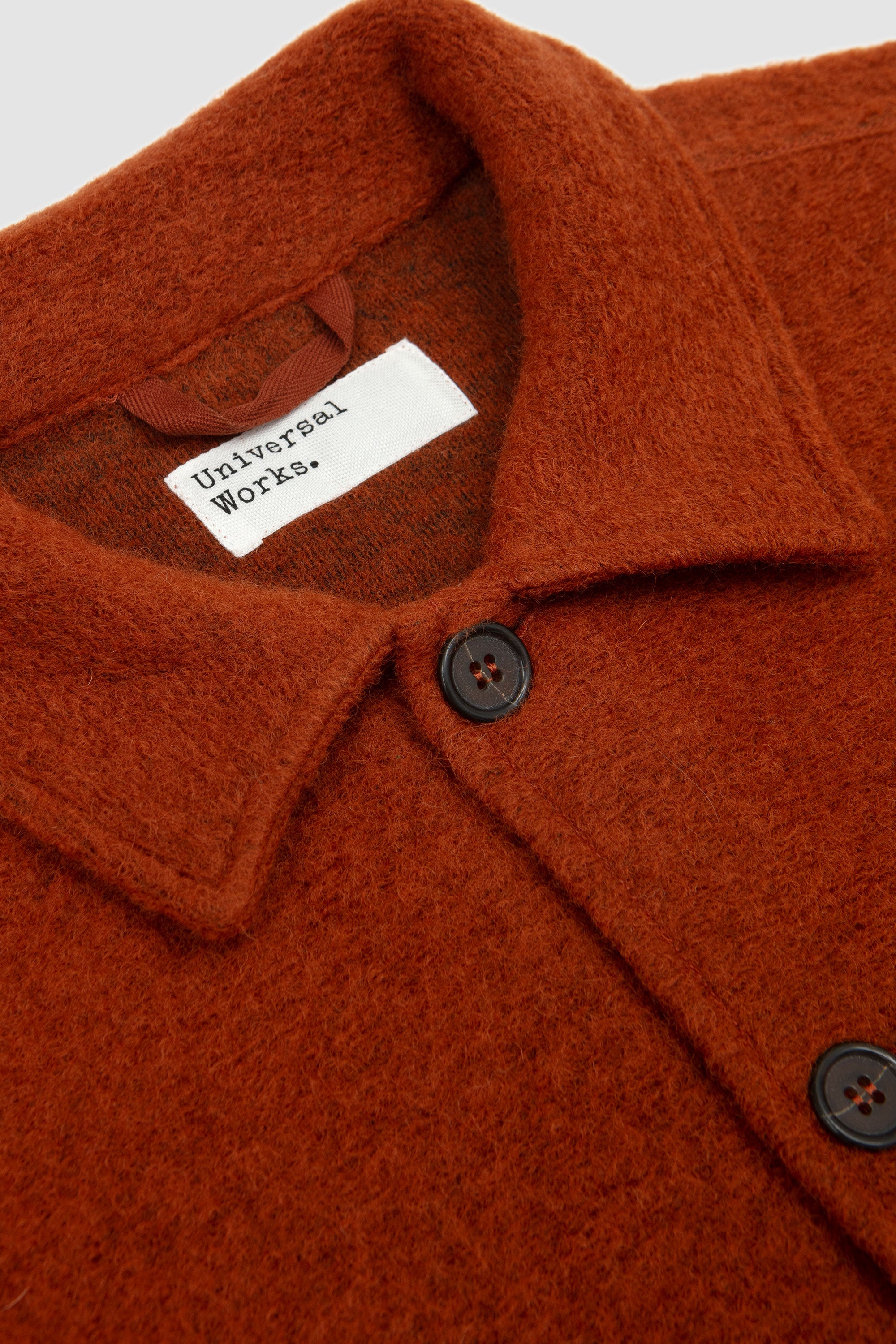 Wool Fleece Uniform Jacket Rust