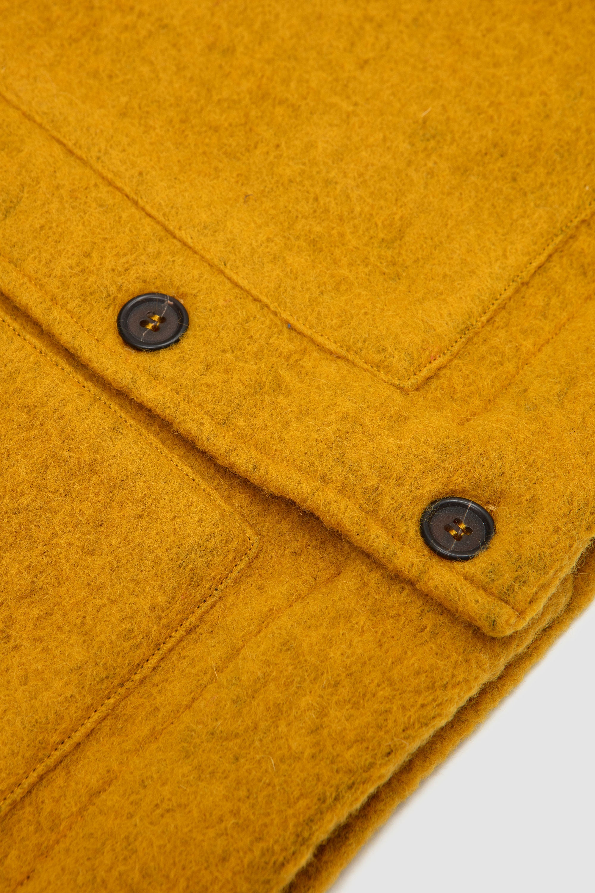 Wool Fleece Uniform Jacket Yellow