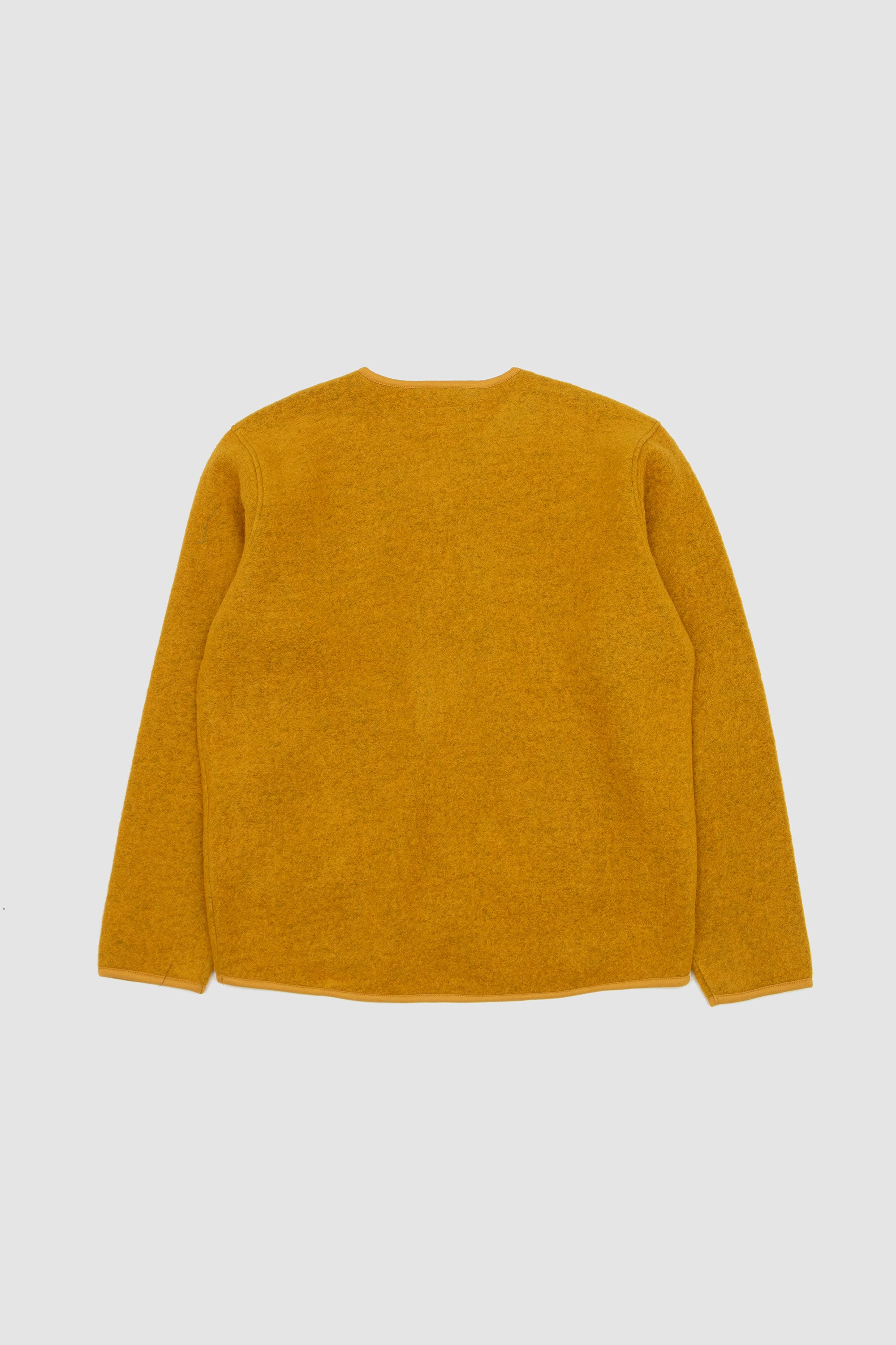 Wool Fleece Zip Liner Jacket Yellow_4