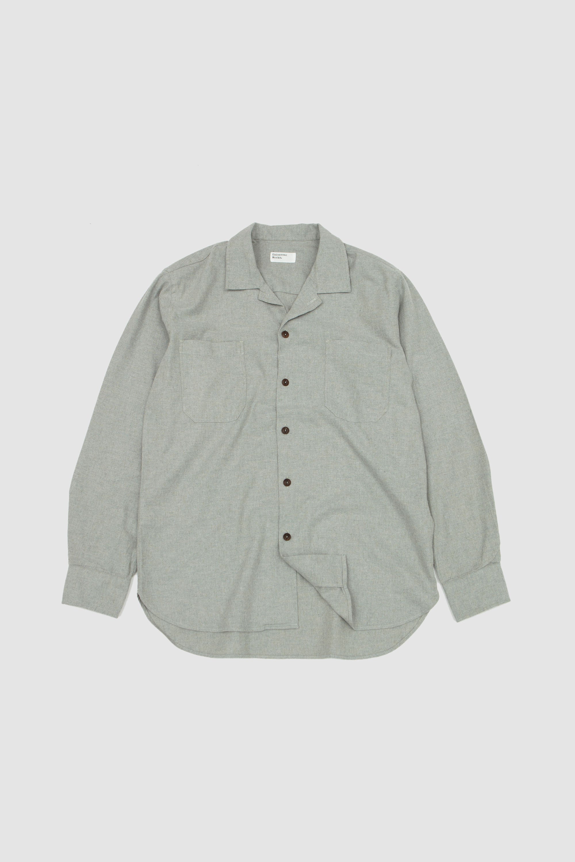 Work Shirt Brushed Flannel Grey