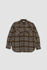 SPORTIVO STORE_Work Shirt Wool Mix Brown Check_2