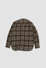 SPORTIVO STORE_Work Shirt Wool Mix Brown Check_5