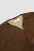 SPORTIVO STORE_Zip Liner Jacket Soft Wool Brown_3