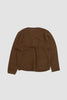SPORTIVO STORE_Zip Liner Jacket Soft Wool Brown_5