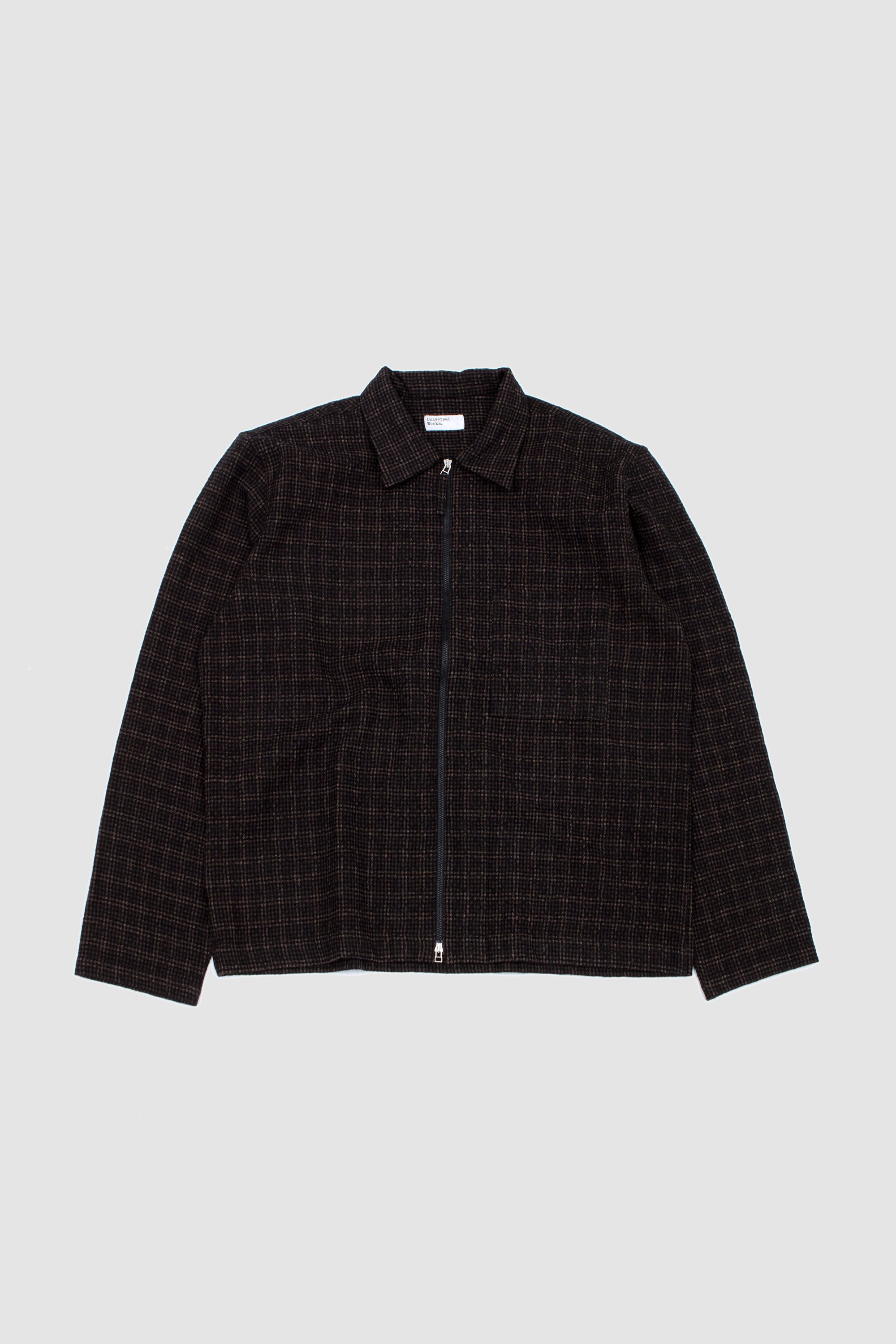 Zip Shirt Canyon Check Navy