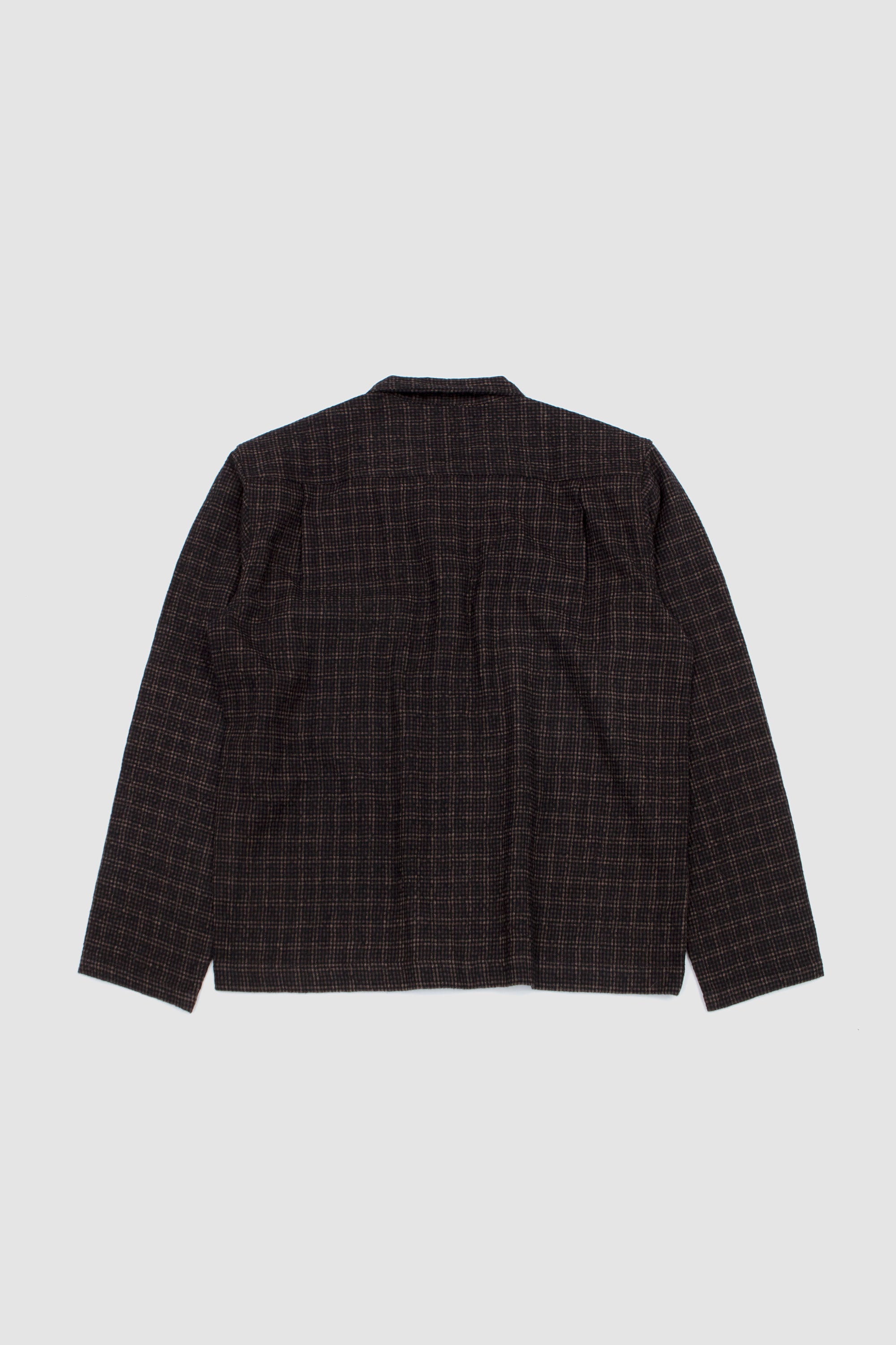 Zip Shirt Canyon Check Navy_4