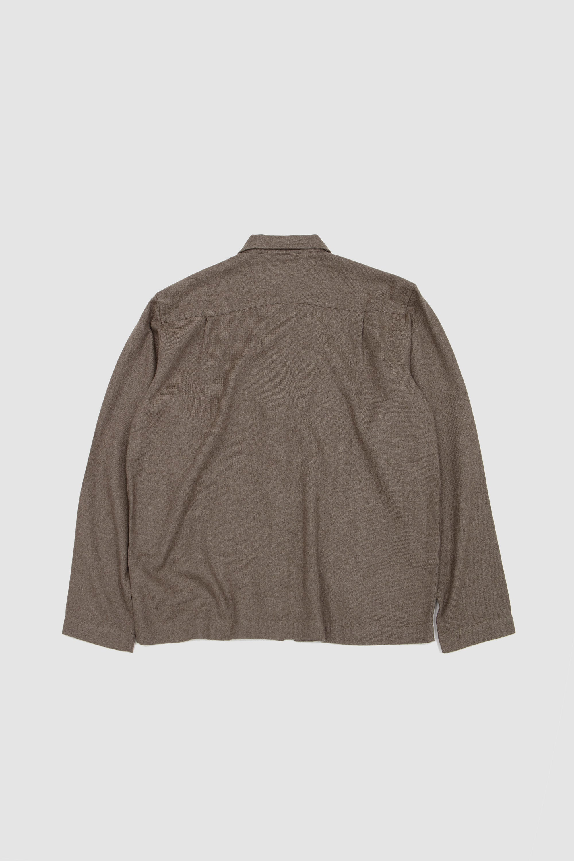 Zip Shirt Monty Cot Tencel Olive_4