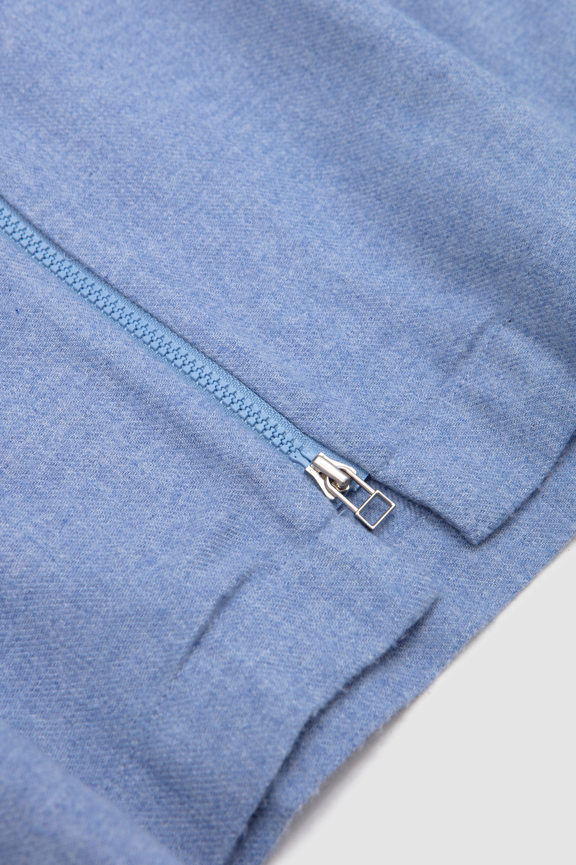 Zip Shirt Monty Cot Tencel Sky Blue_3