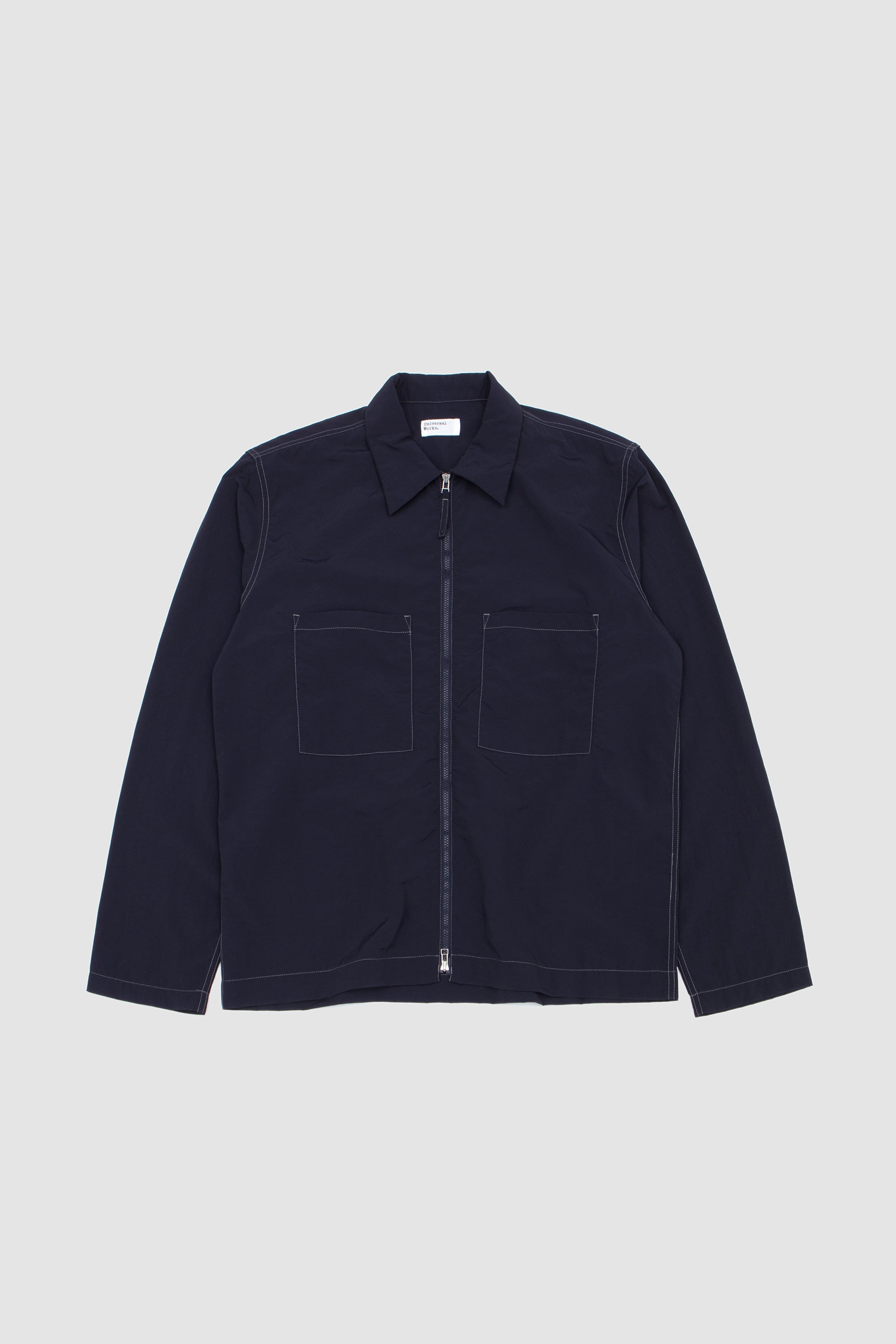 Zip Too Shirt Seo Recycled Nylon Navy_1