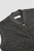 SPORTIVO STORE_Zip Waistcoat Wool Fleece Grey Marl_3