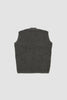 SPORTIVO STORE_Zip Waistcoat Wool Fleece Grey Marl_5