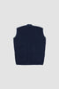 SPORTIVO STORE_Zip Waistcoat Wool Fleece Indigo_5