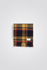 SPORTIVO STORE_Virgin Wool Checked Scarf Dark Navy_3