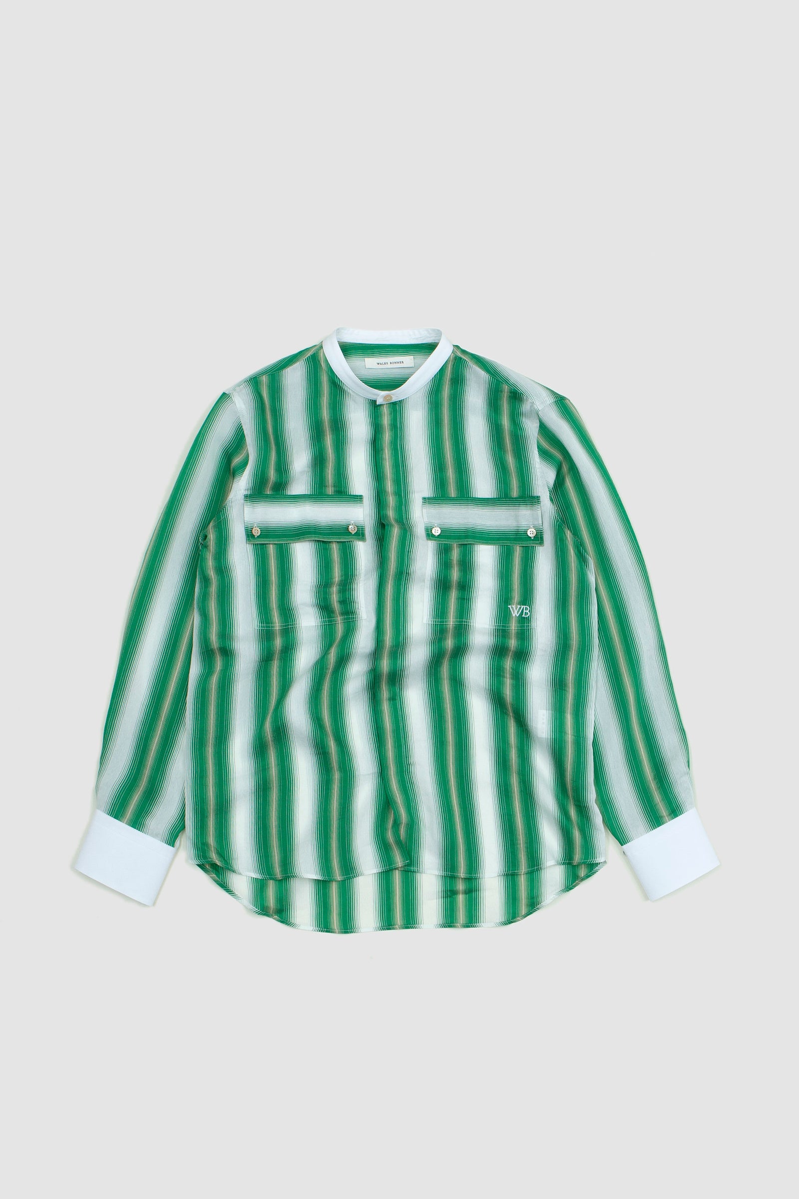 SPORTIVO STORE_Cadence Silk Shirt Green/Ivory_2