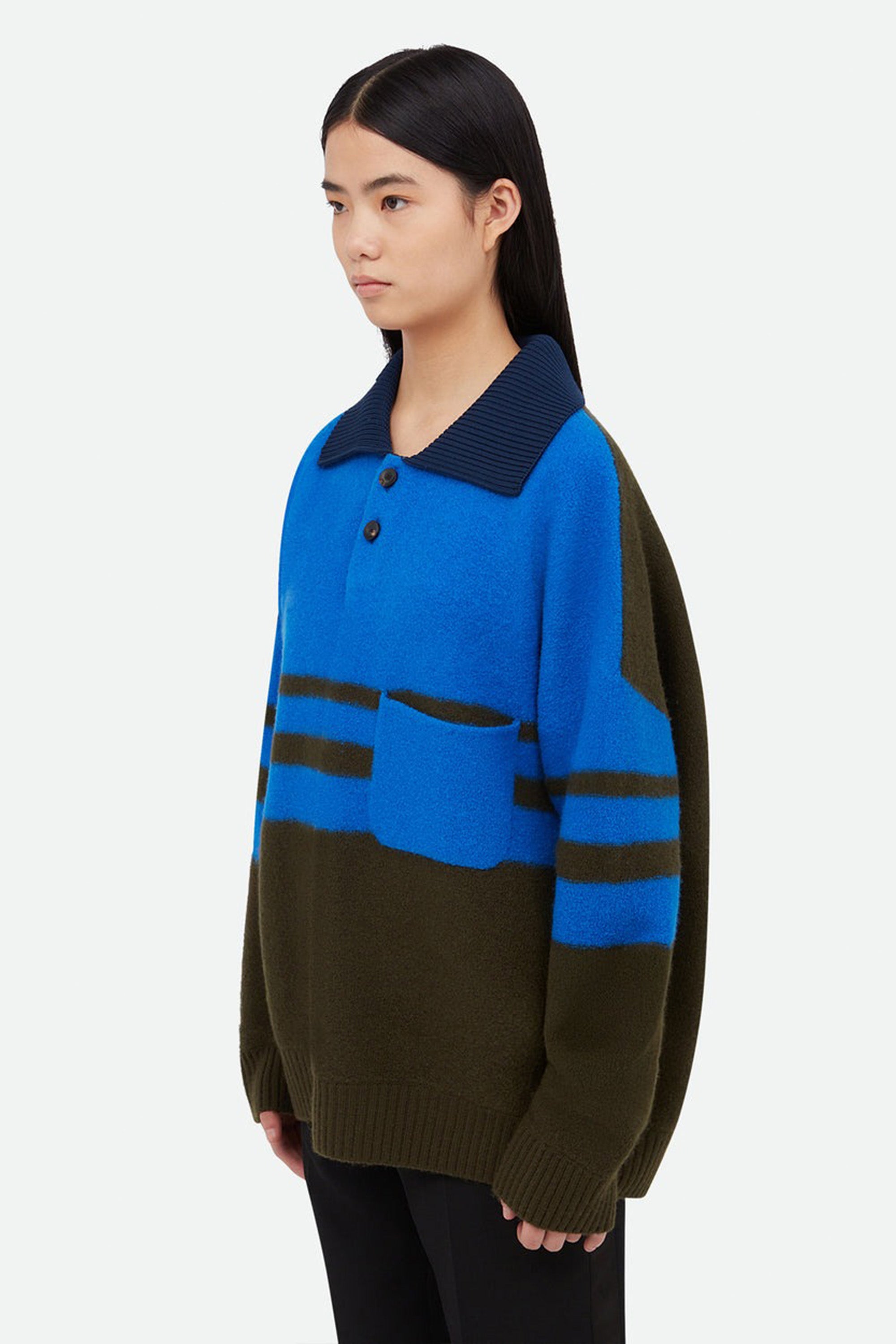 Calm Polo Khaki/ Blue