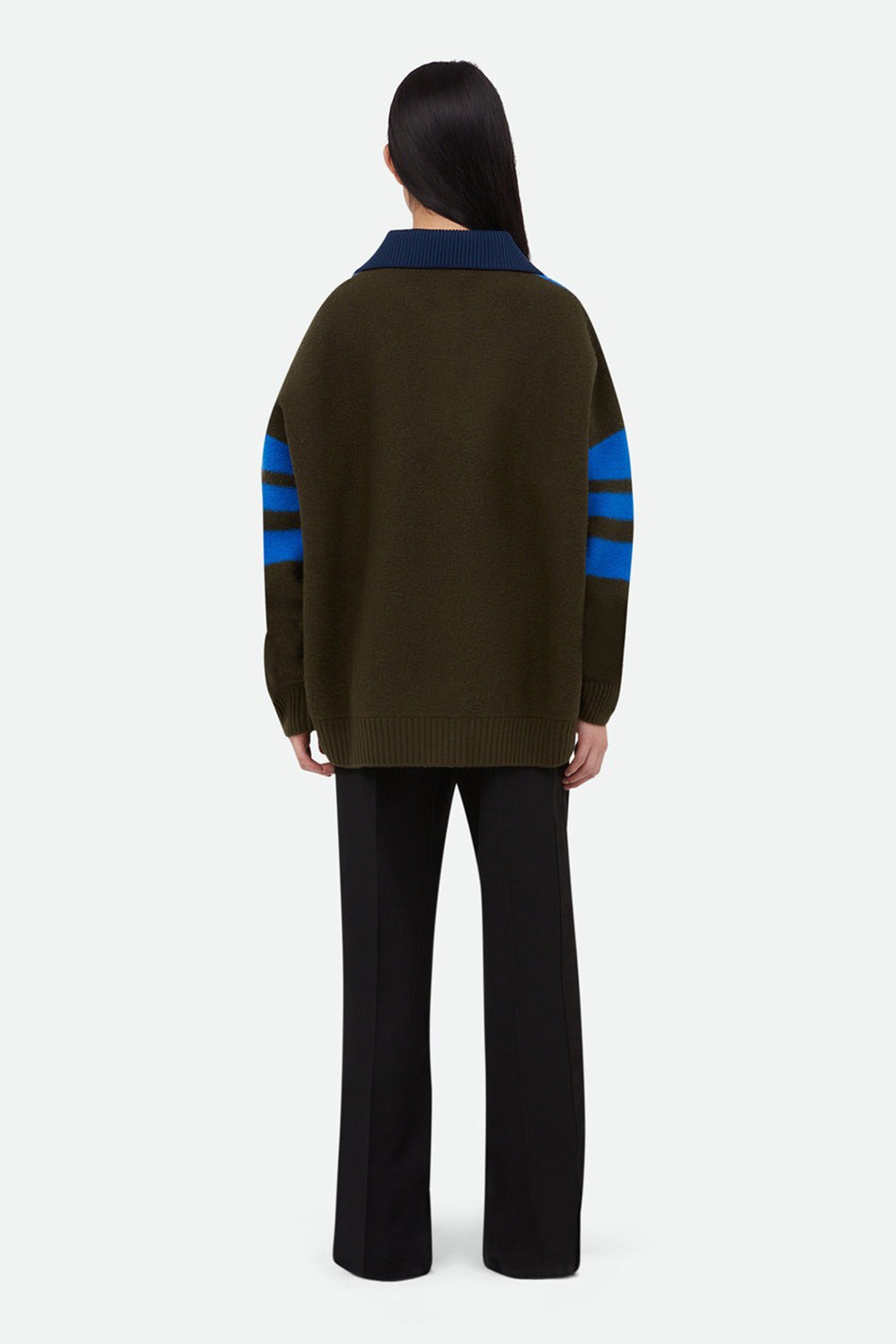 Calm Polo Khaki/ Blue